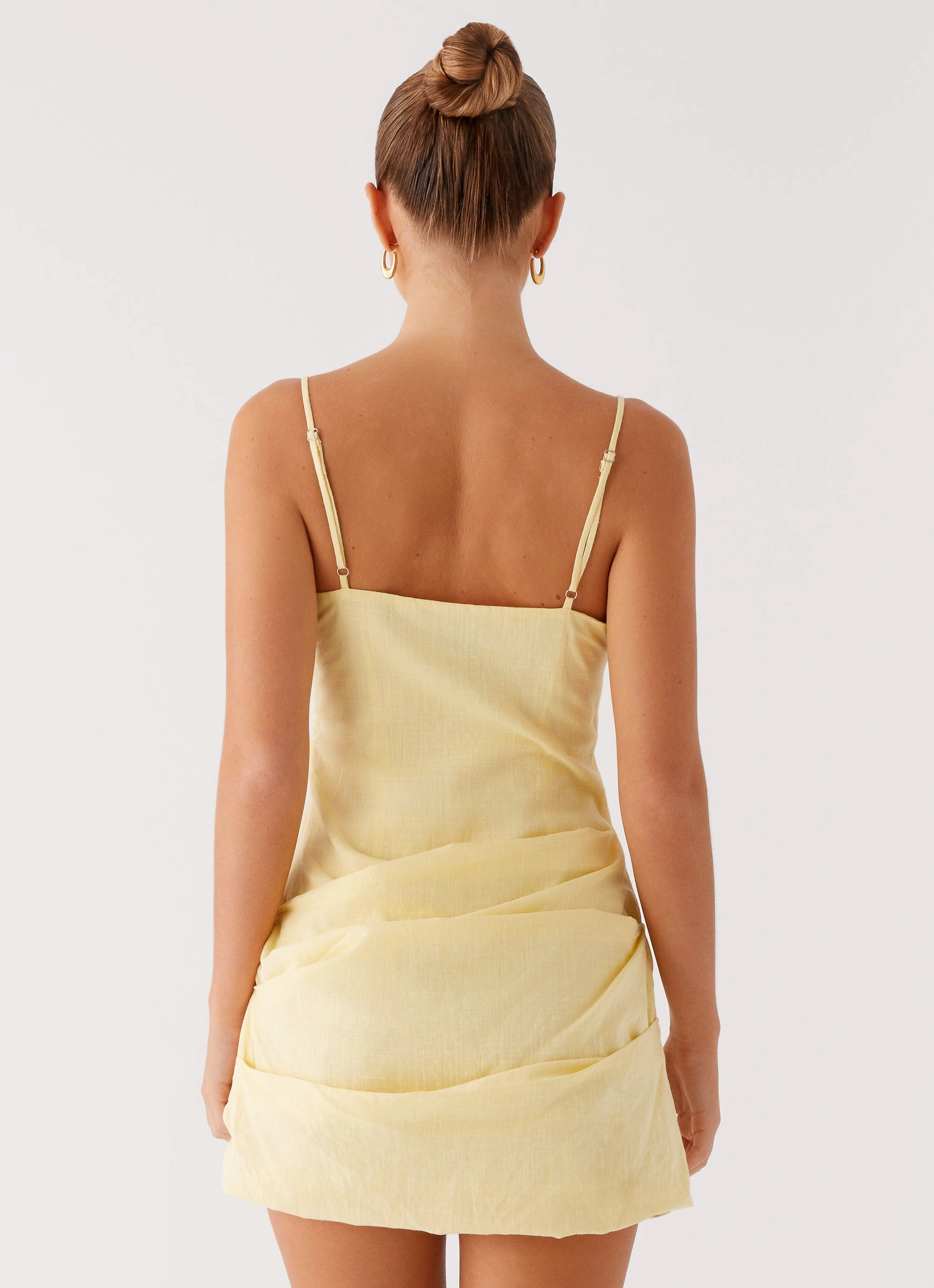 Minimalist feel Adella Mini Dress - Yellow