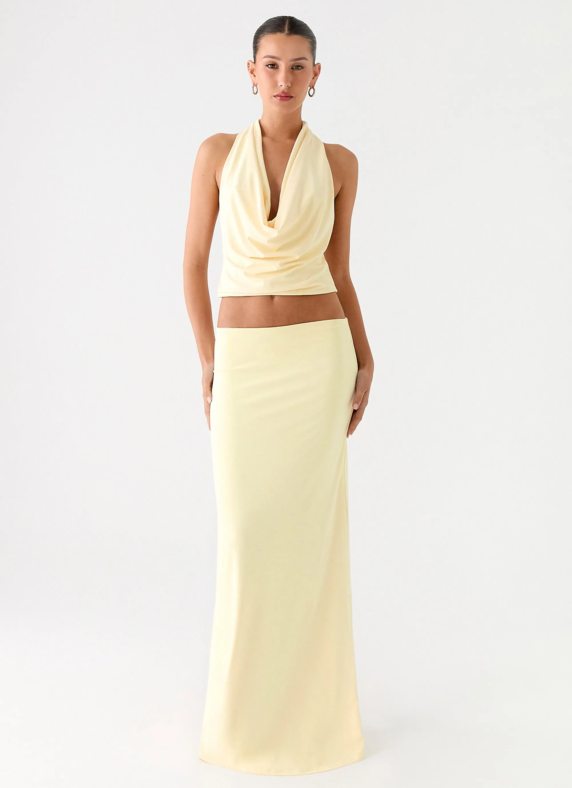 Runway Ready Ashi Maxi Skirt - Yellow