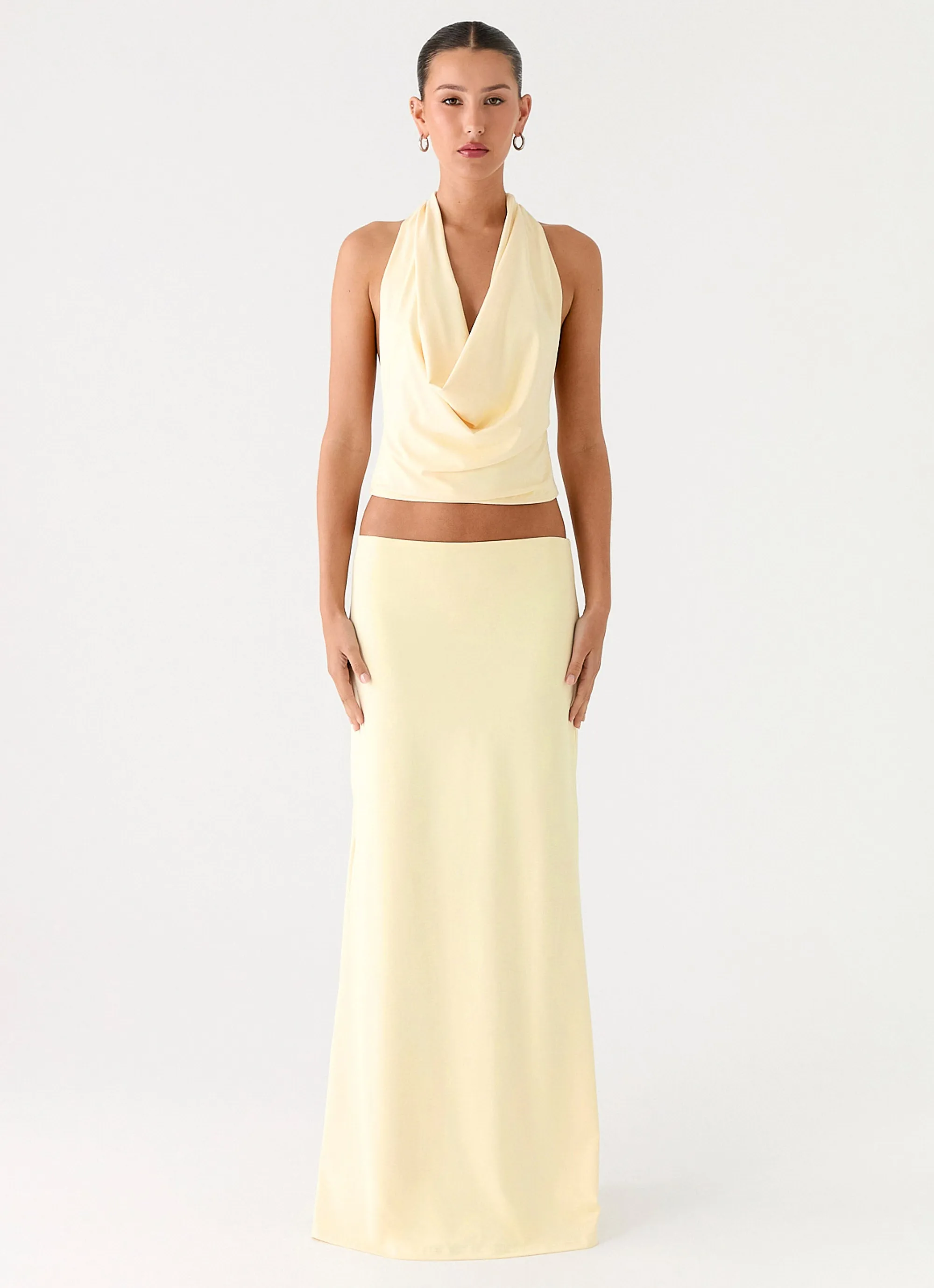 Ashi Maxi Skirt - Yellow Simple Flow music concert