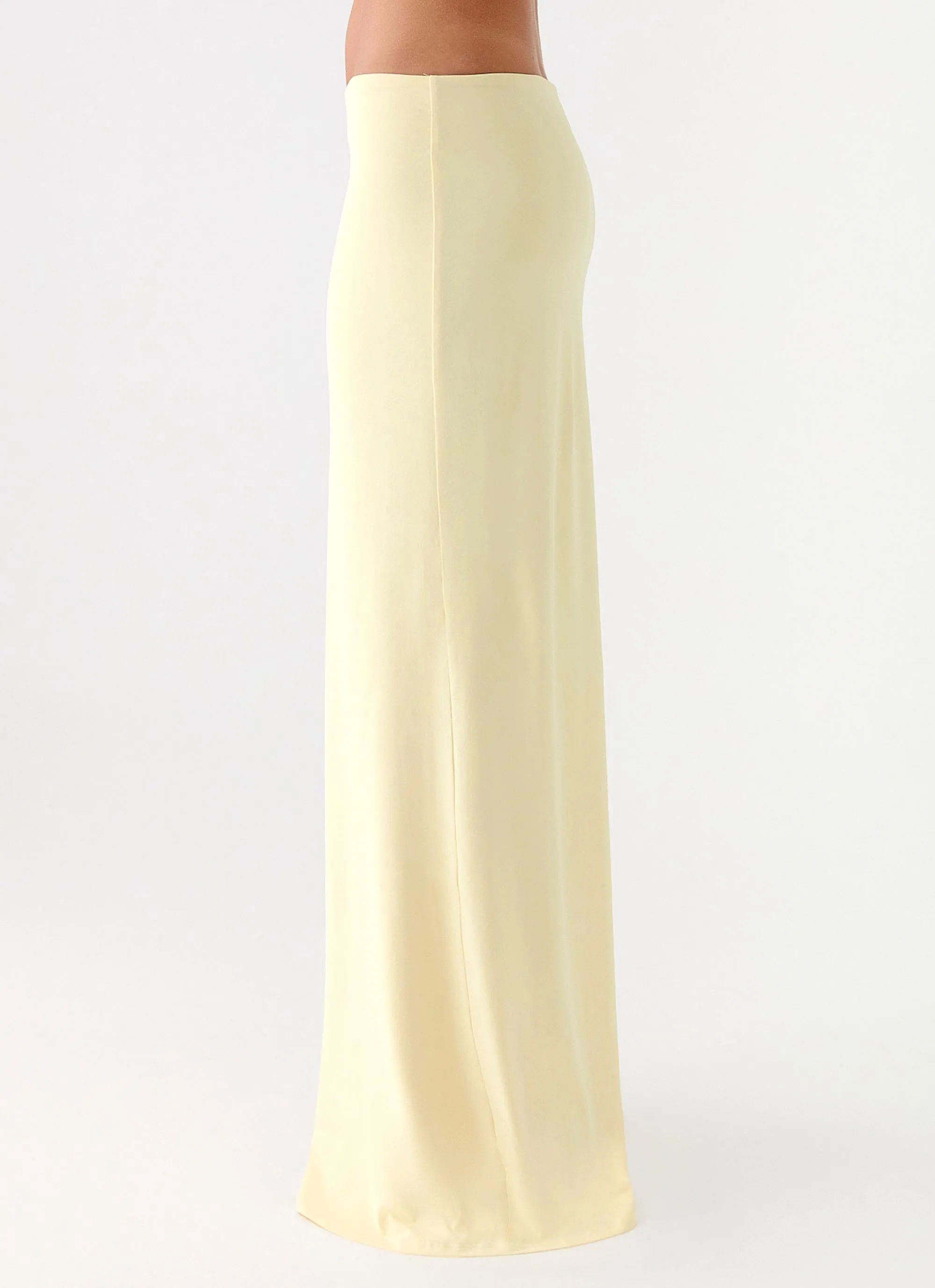 Tassel accents Ashi Maxi Skirt - Yellow