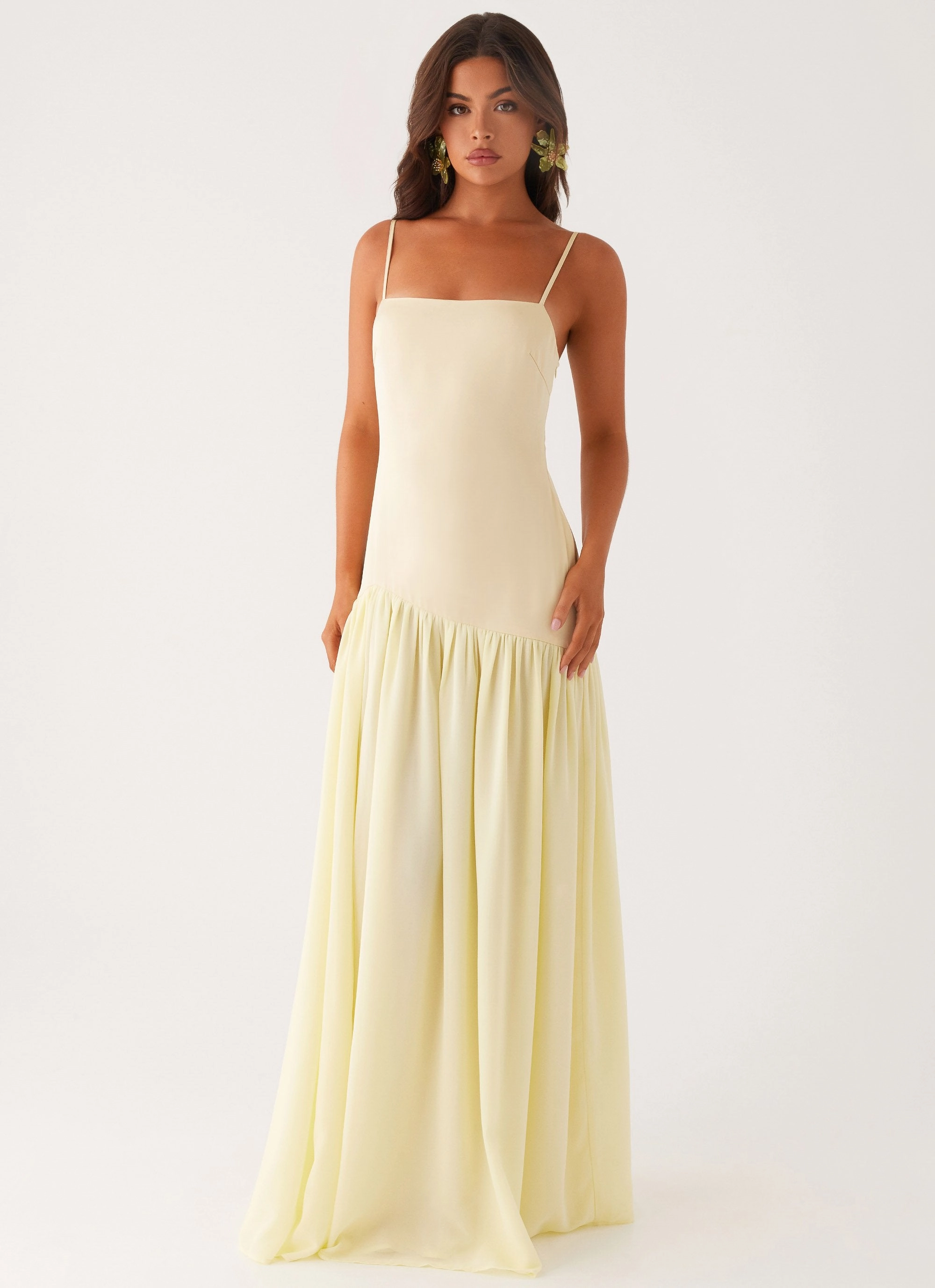Asteria Maxi Dress - Yellow QuickReleaseClasp SeamlessConstruction