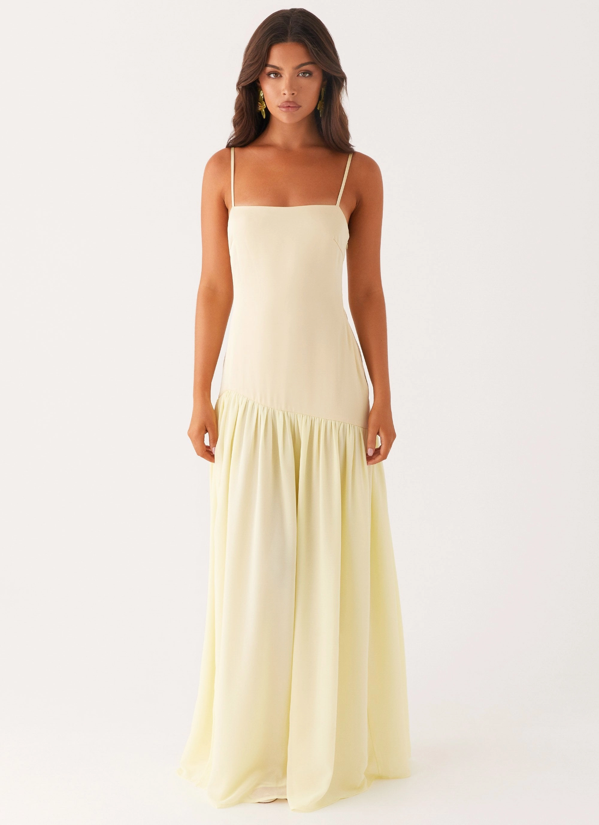 Asteria Maxi Dress - Yellow Easy Pick spring fresh
