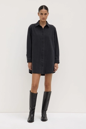 Essential Piece Athena Denim Shirt Dress