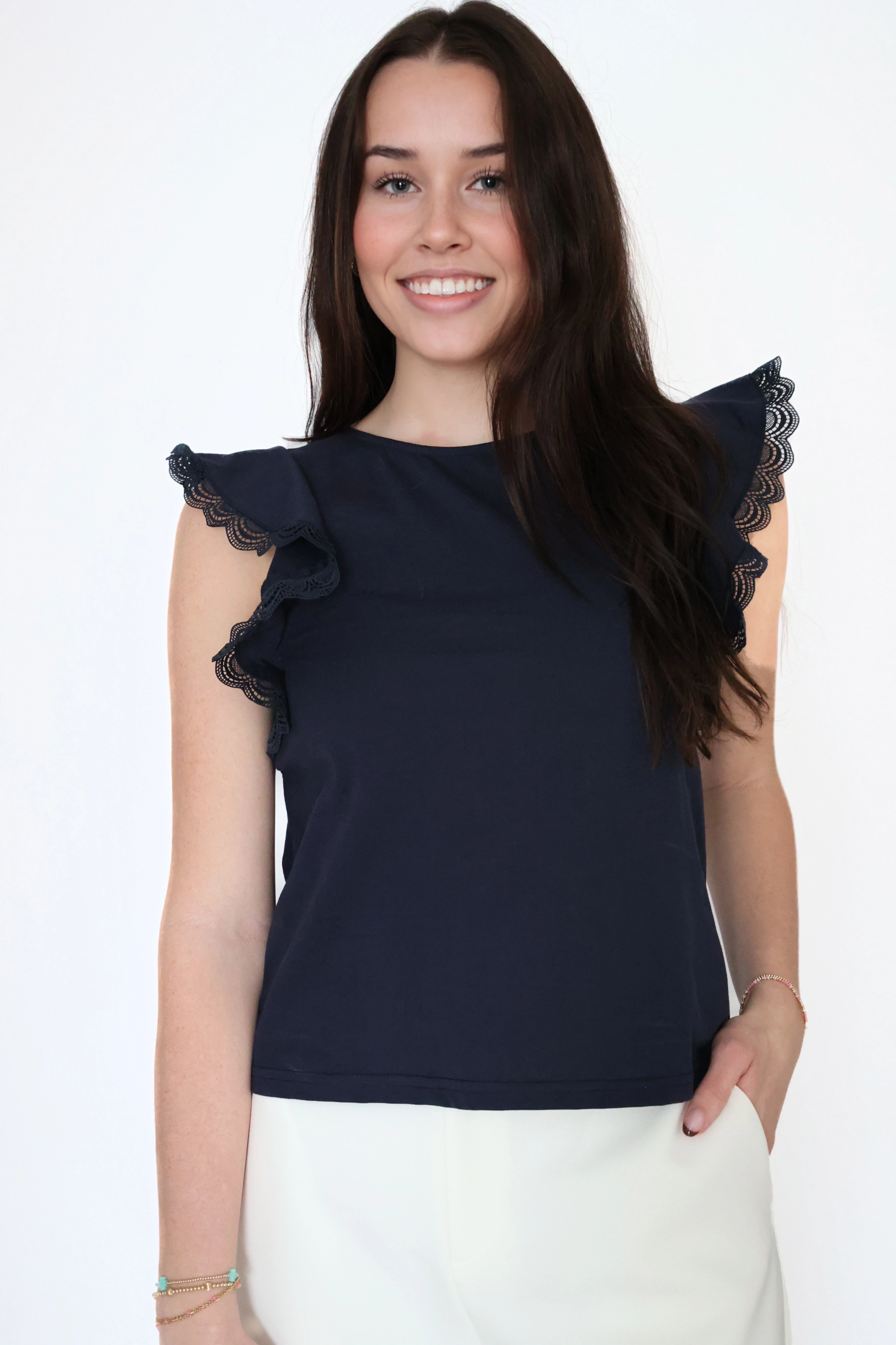 Augusta Lace Tee NonScratchSurface elegant design