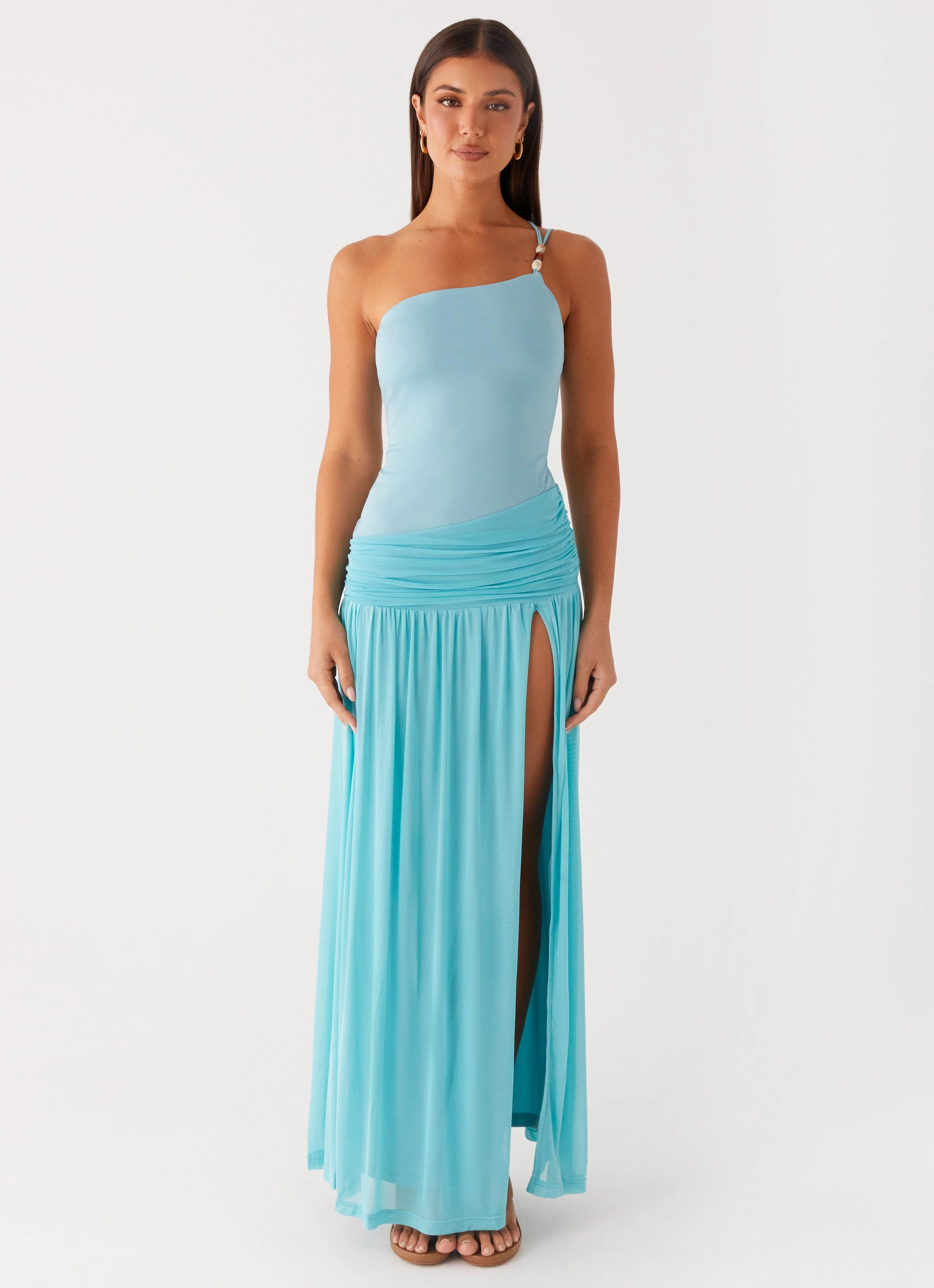 Aurelia Maxi Dress - Aqua Urban Aesthetic
