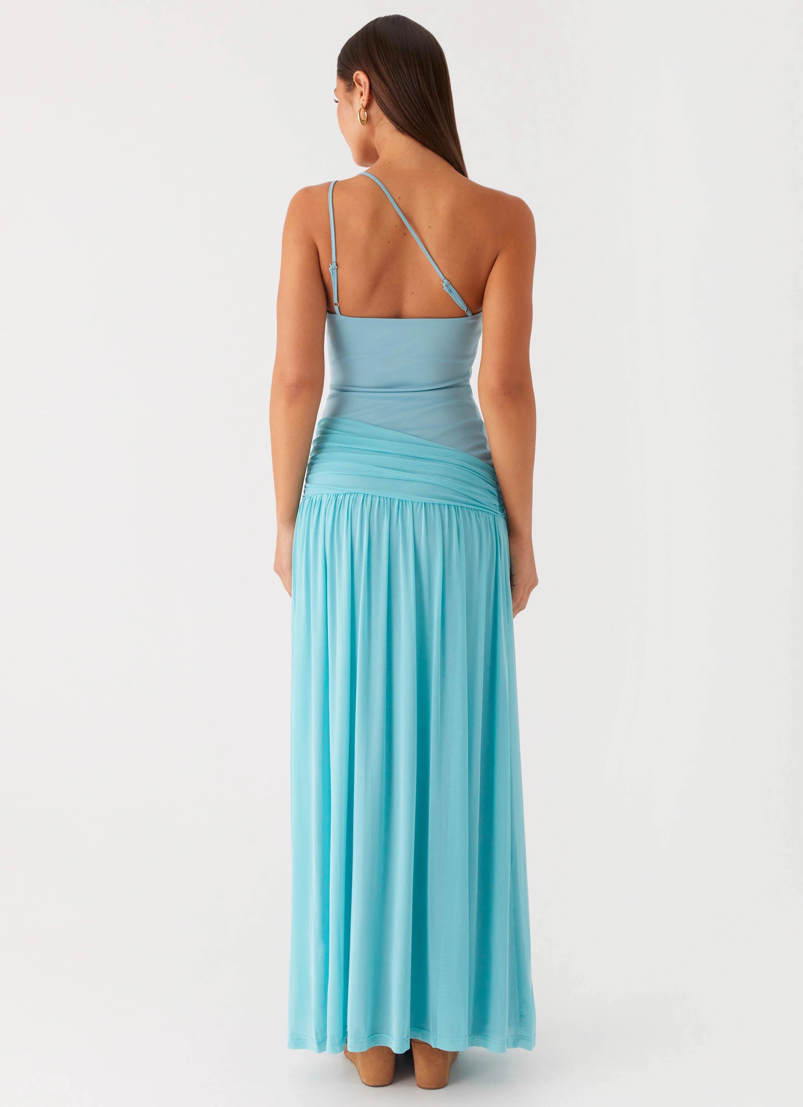 Natural Layers Neutral Finish Aurelia Maxi Dress - Aqua