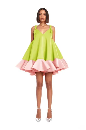 Ava Dress Crystal Rose Sleek Texture