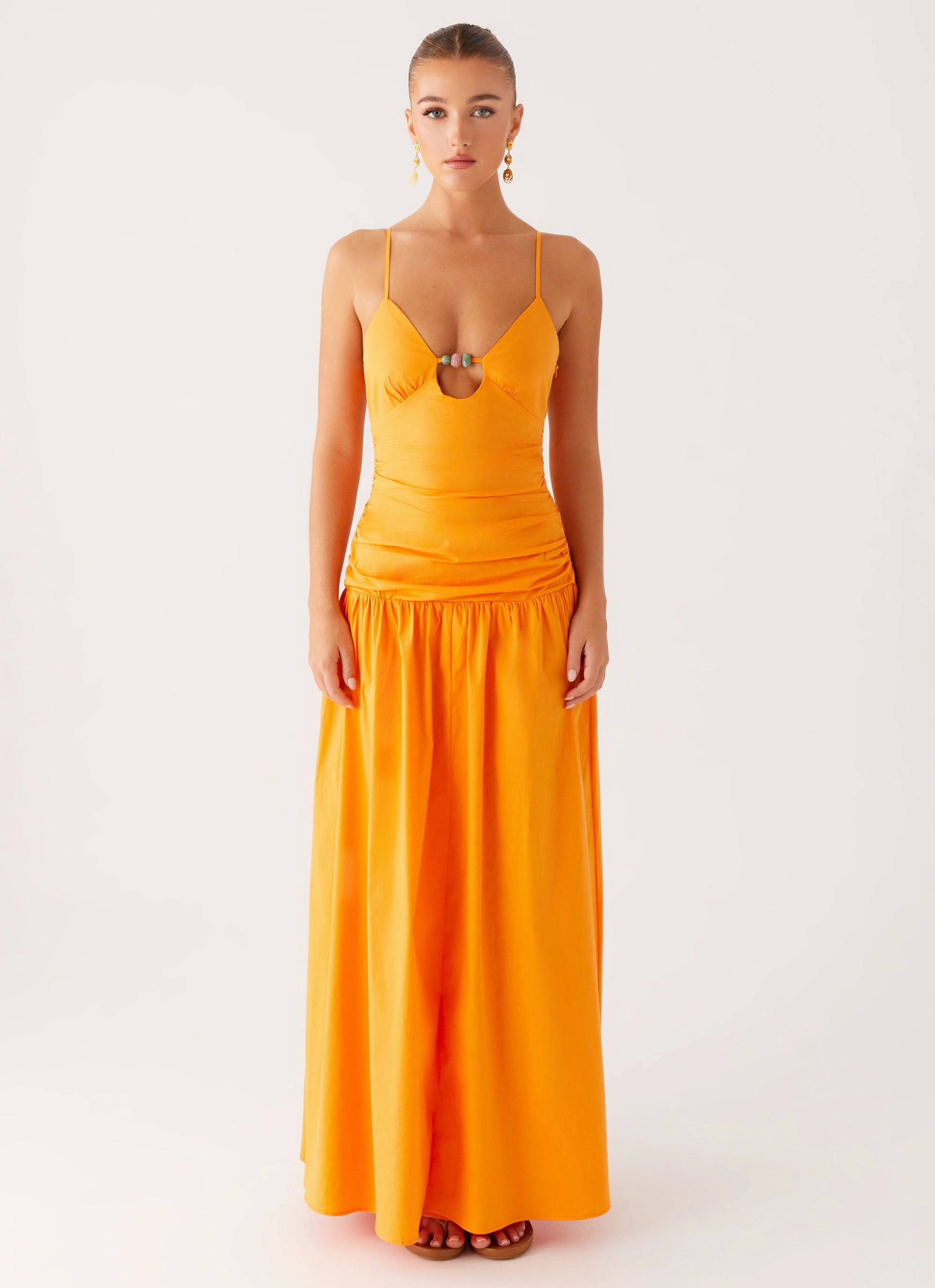 Avani Maxi Dress - Orange Happy Scent Comfort and Elegance