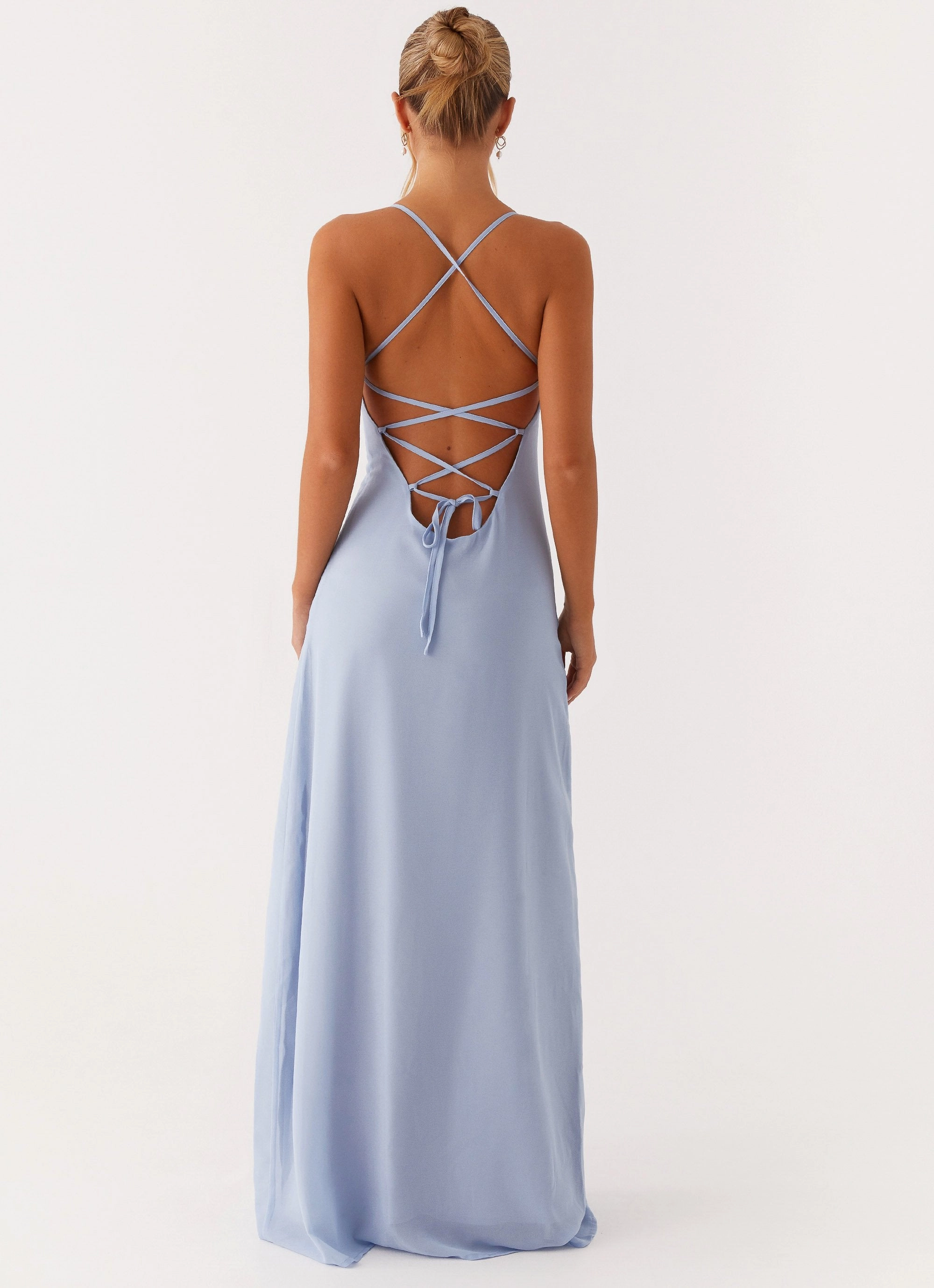 Aveline Bustier Maxi Dress - Blue bold appearance
