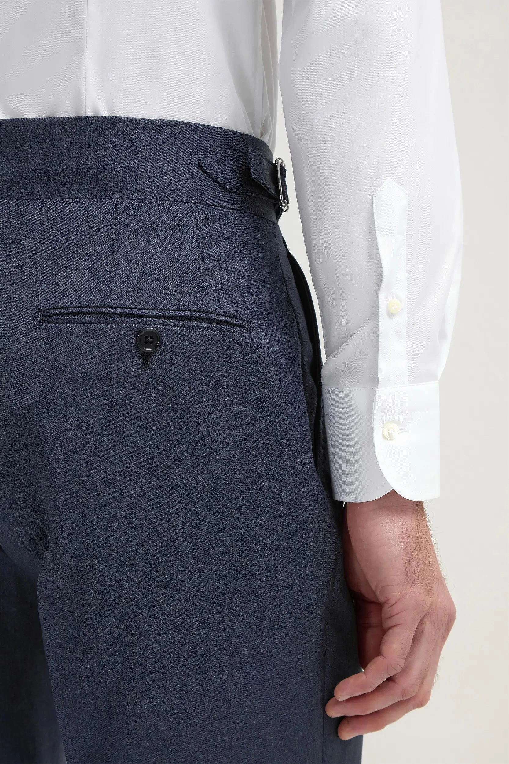 Avio blue Soragna trousers - Made in Italy