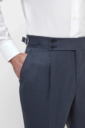 Avio blue Soragna trousers - Made in Italy Avio blue Soragna trousers - Made in Italy
