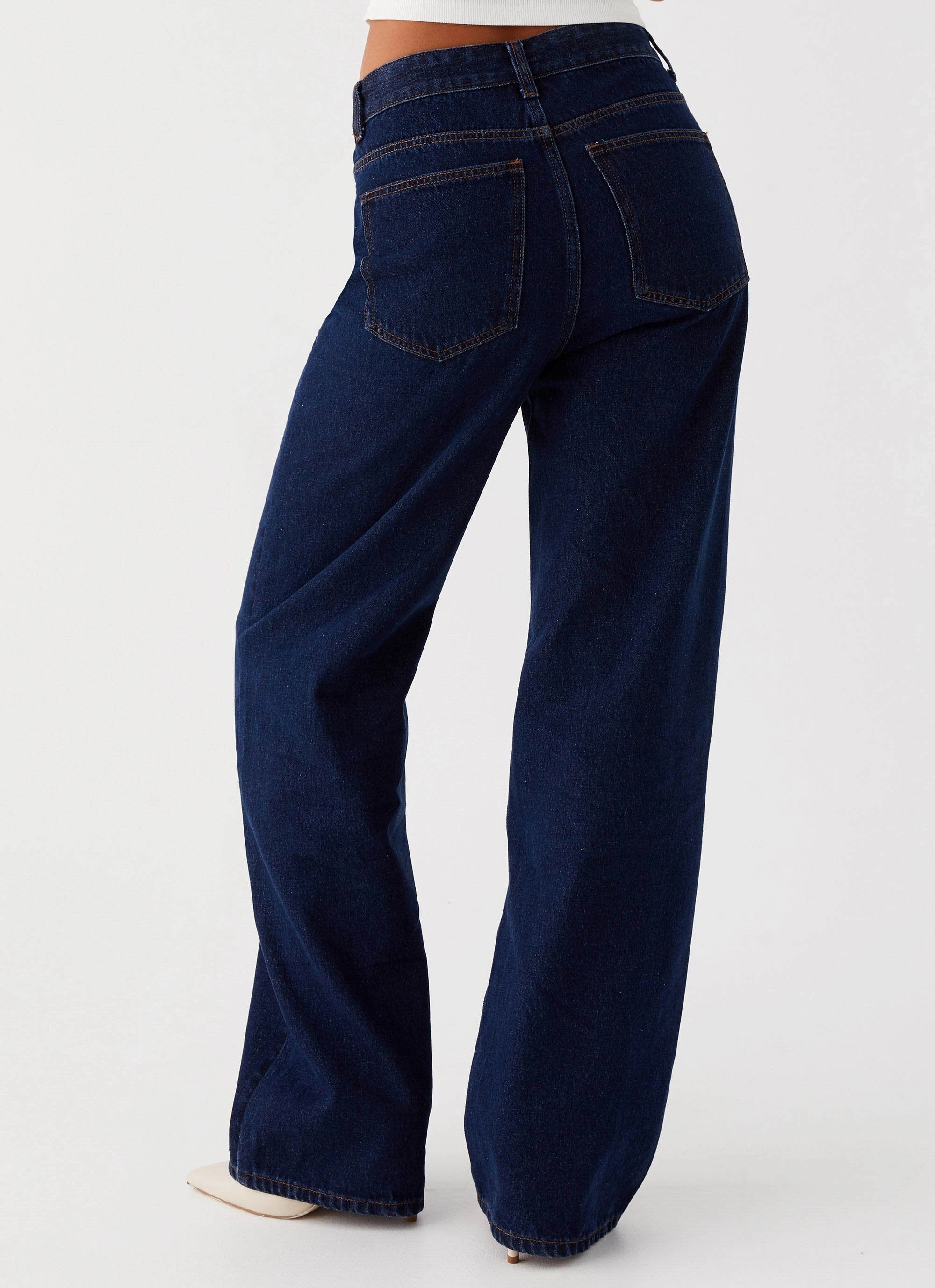 Day Off Fit Back Again Straight Leg Denim Jeans - Blue