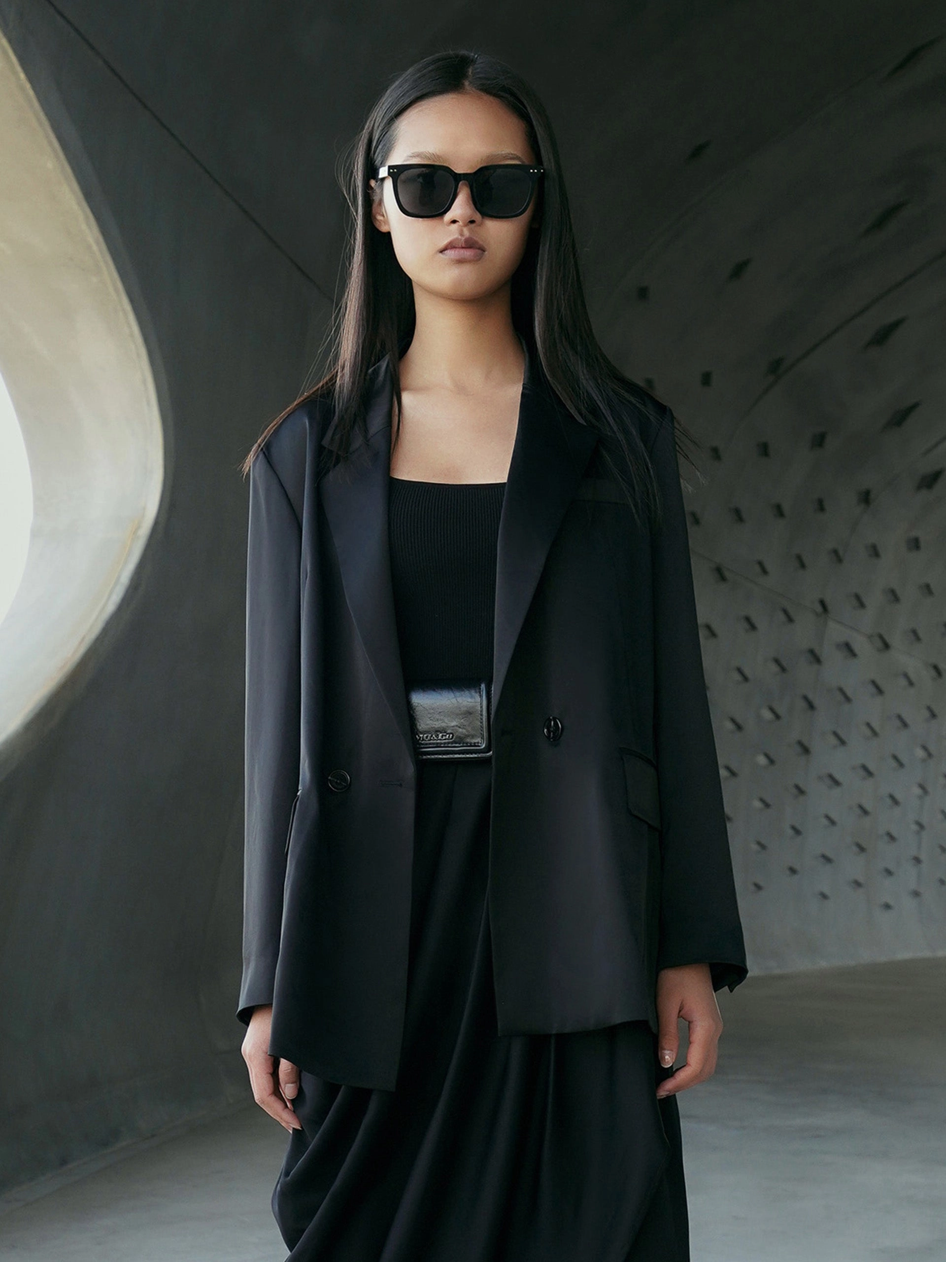 Back Deconstructed Cutout Blazer