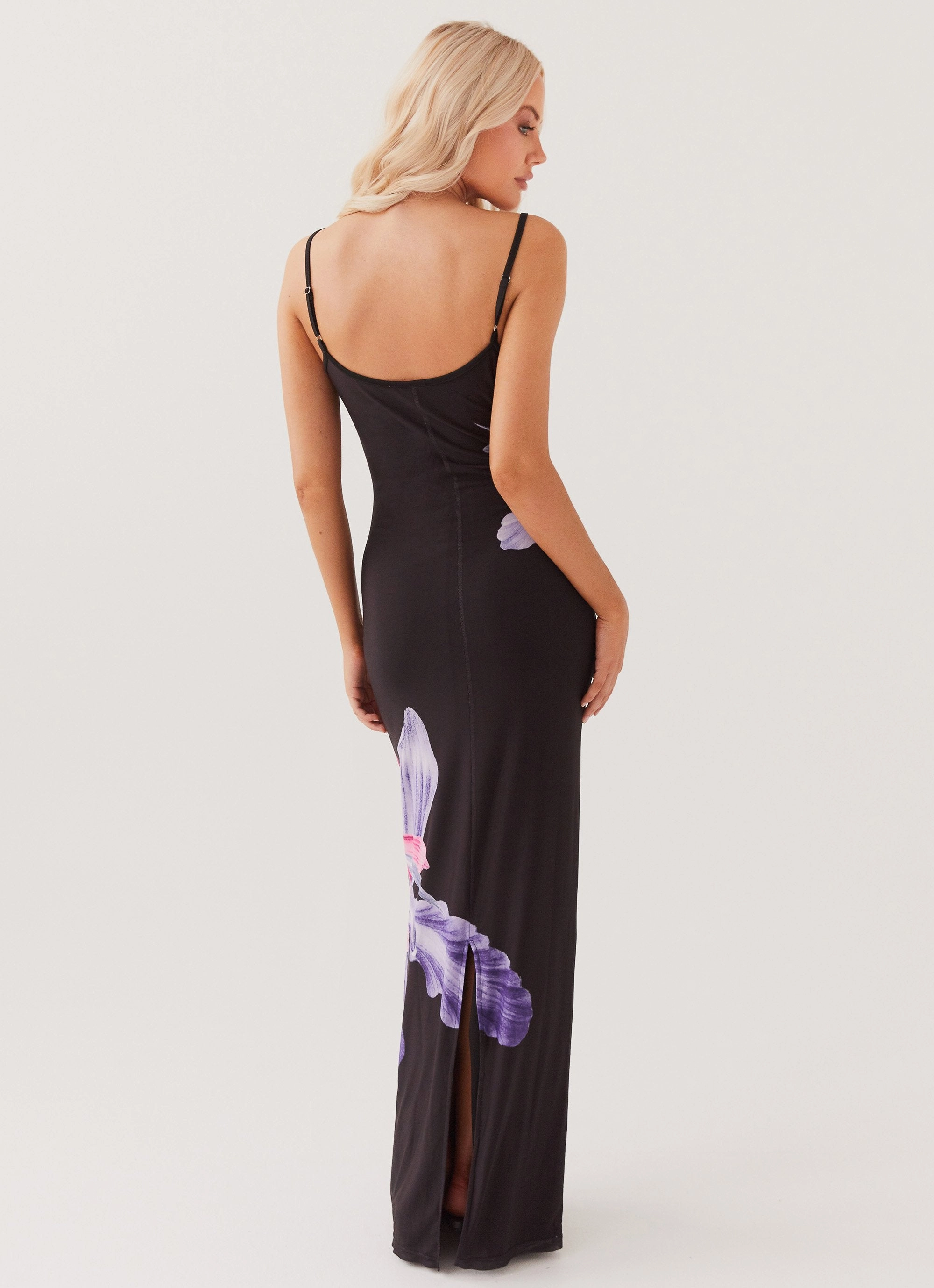 Bad News Mesh Maxi Dress - Black Tulip Elegant brunch outfit