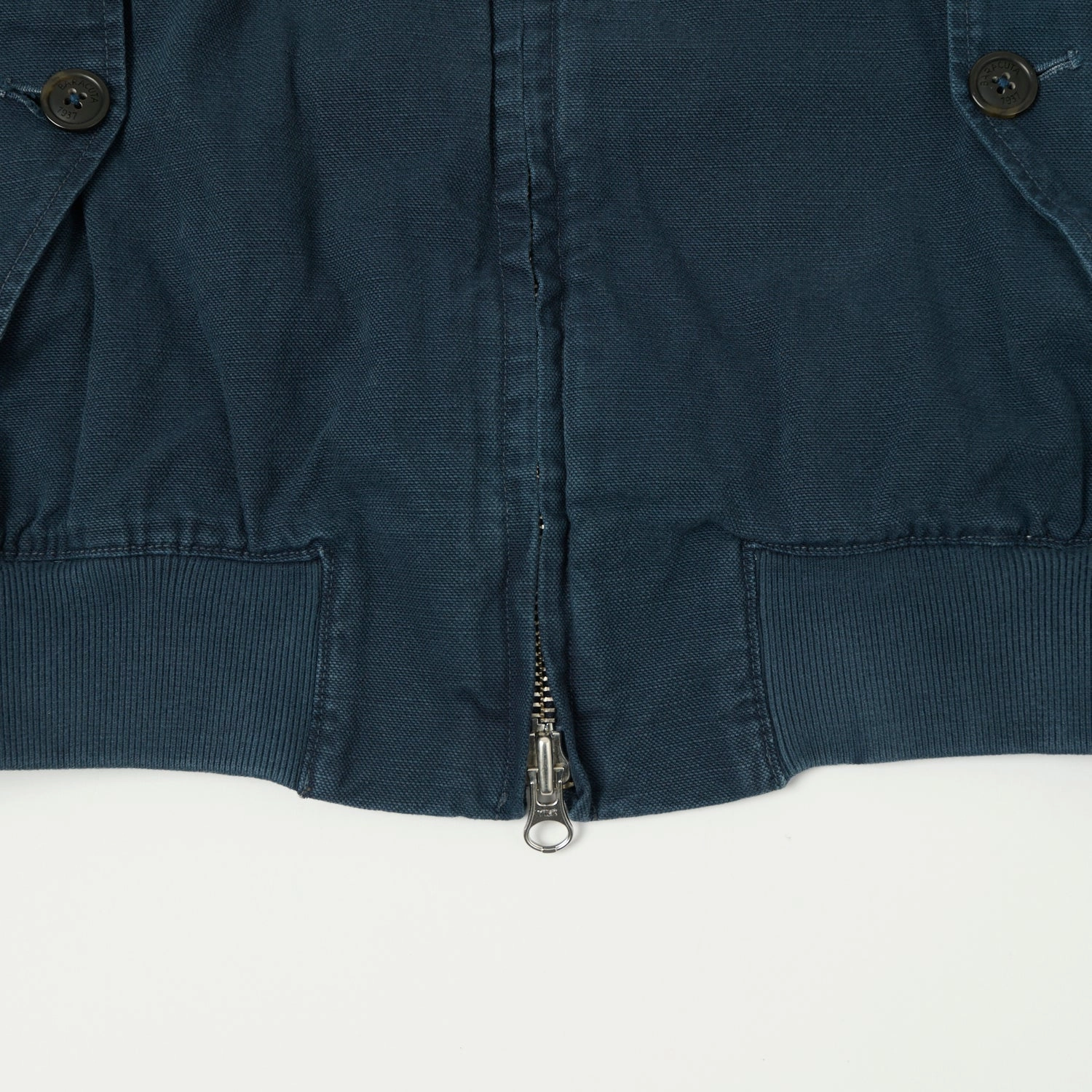 Baracuta G9 Canvas Harrington Jacket - Sea Storm