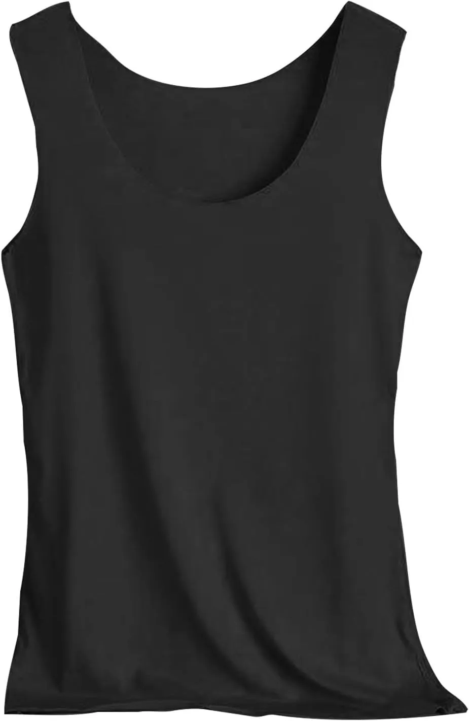 Basic Tank Tops for Women Sleeveless Undershirts 2025 Slim Fitted Crewneck Stretchy Casual Layering Tee Shirt