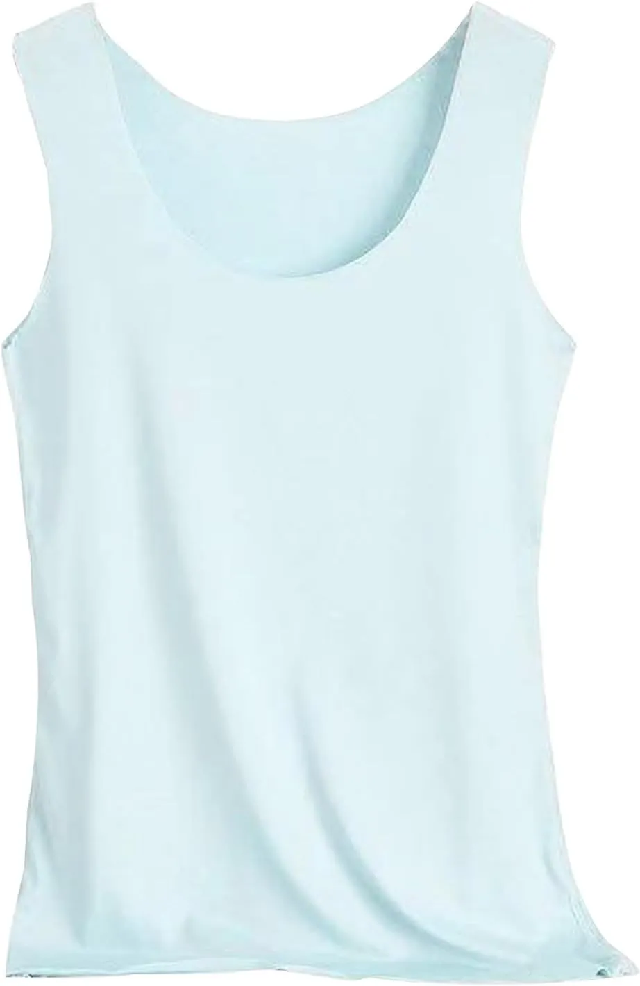Basic Tank Tops for Women Sleeveless Undershirts 2025 Slim Fitted Crewneck Stretchy Casual Layering Tee Shirt