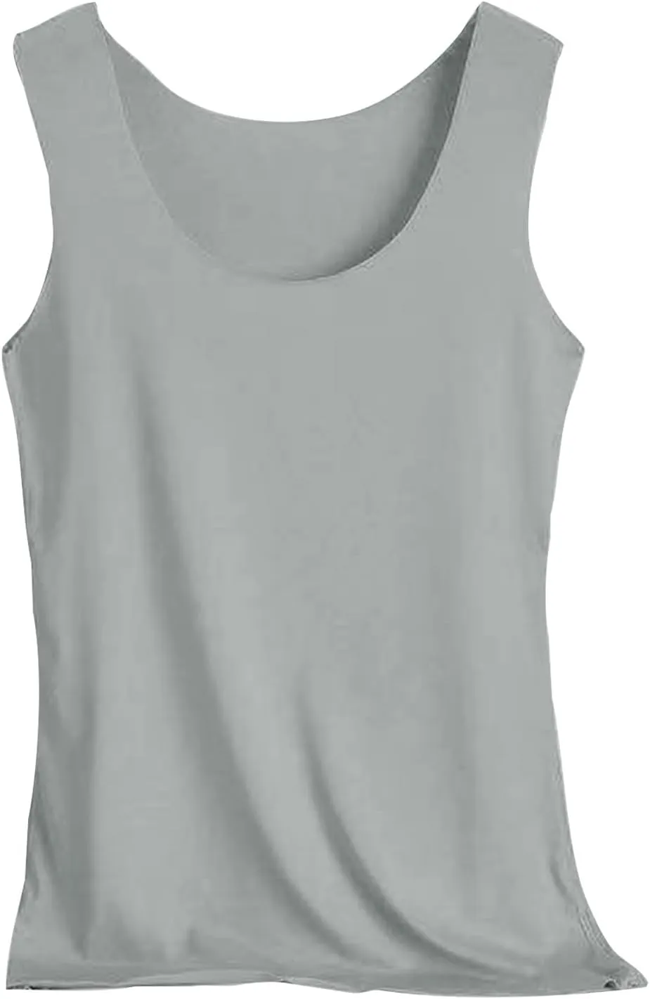Basic Tank Tops for Women Sleeveless Undershirts 2025 Slim Fitted Crewneck Stretchy Casual Layering Tee Shirt