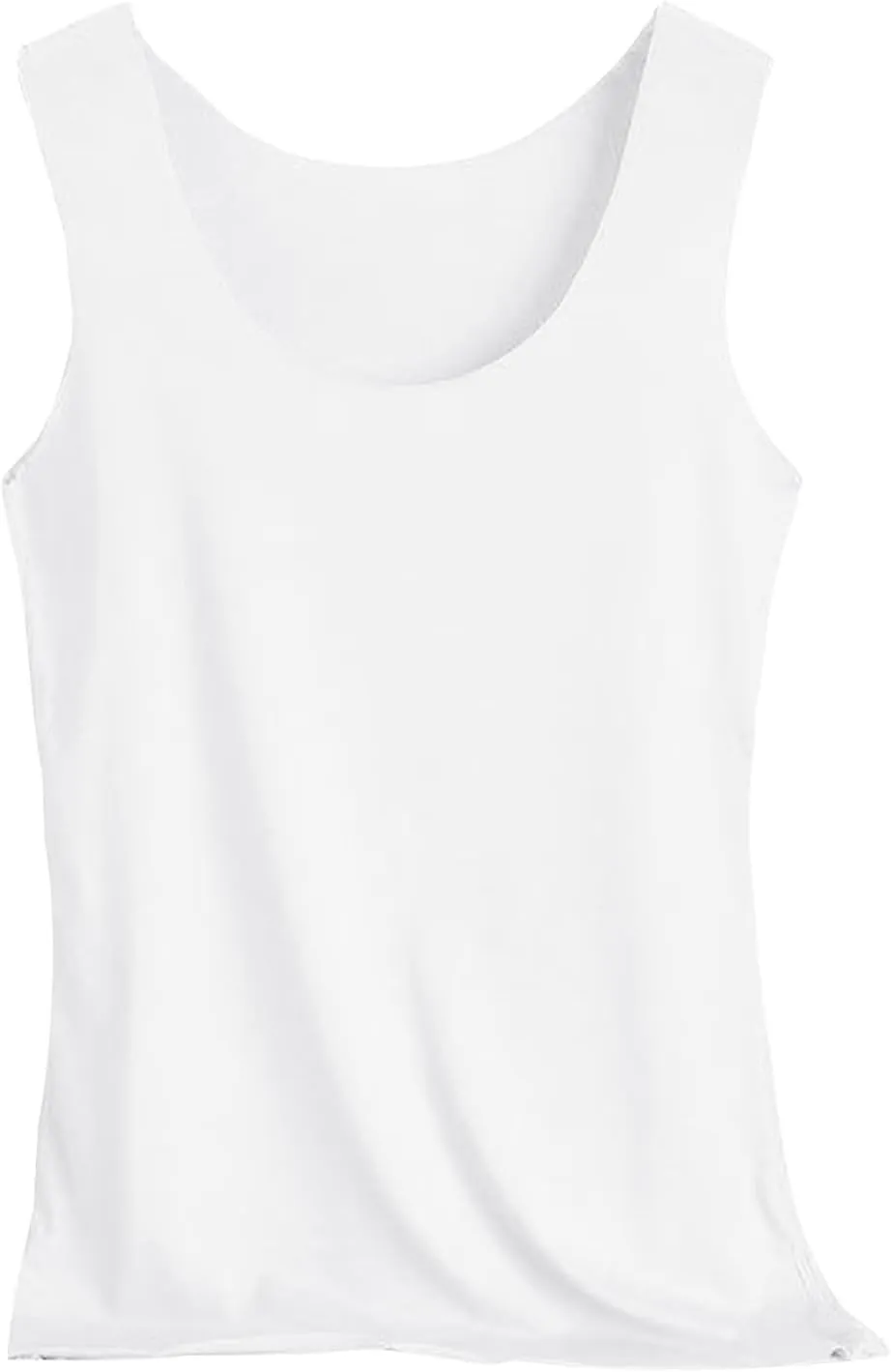 Basic Tank Tops for Women Sleeveless Undershirts 2025 Slim Fitted Crewneck Stretchy Casual Layering Tee Shirt