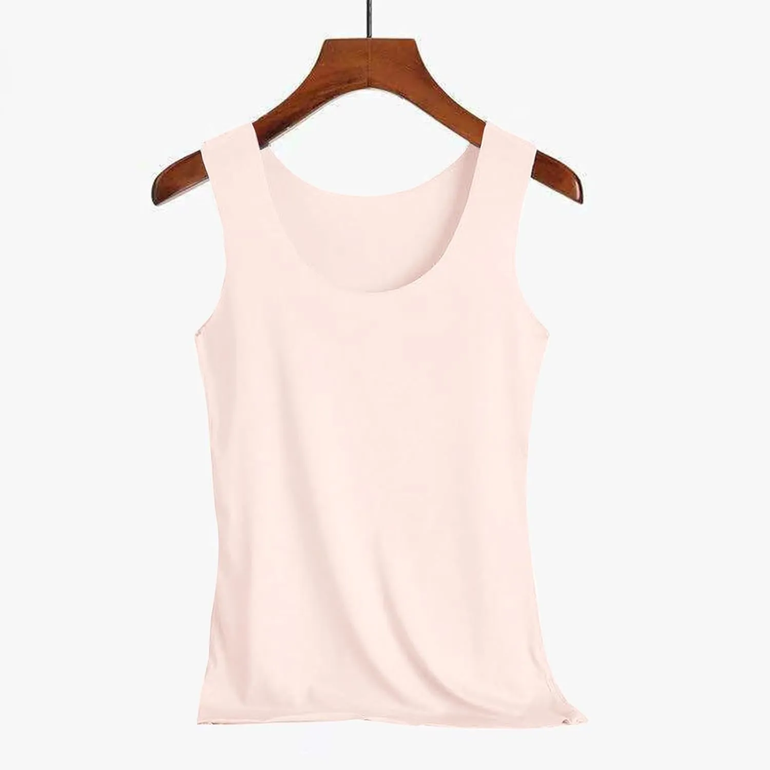 Basic Tank Tops for Women Sleeveless Undershirts 2025 Slim Fitted Crewneck Stretchy Casual Layering Tee Shirt