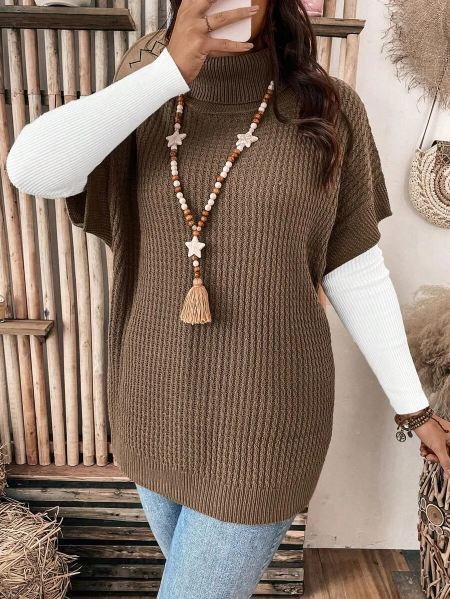 Batwing Sleeve Knit Top