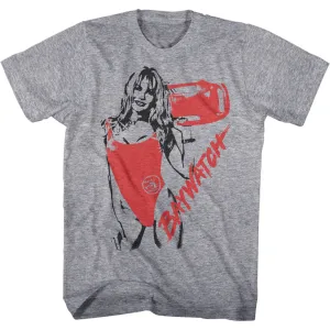 Baywatch Two Tone Men's T-Shirt