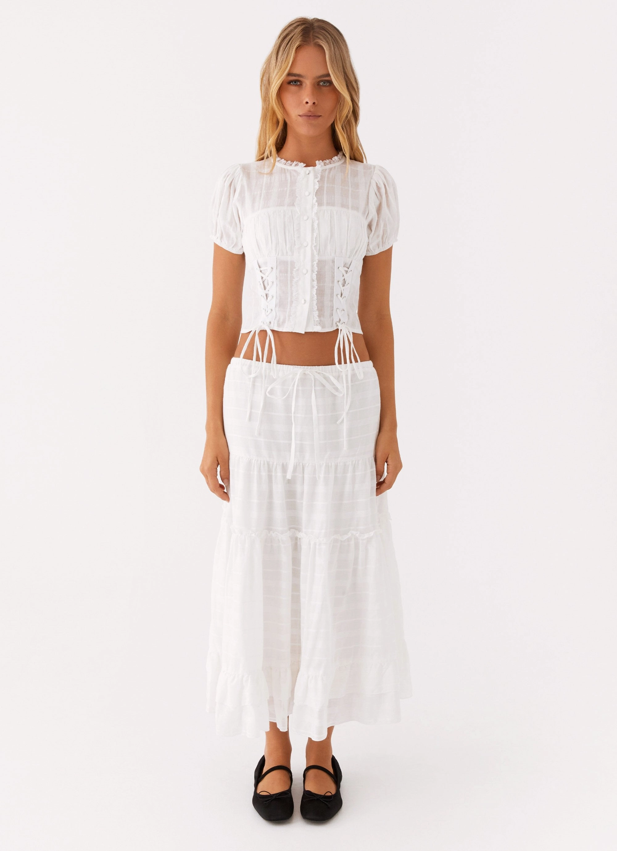 LowImpact Manufacturing Beatrix Top - White