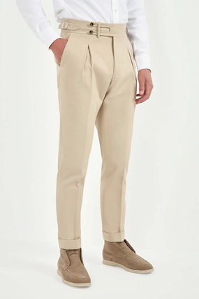 Beige Limited Edition trousers - Made in Italy Beige Limited Edition trousers - Made in Italy