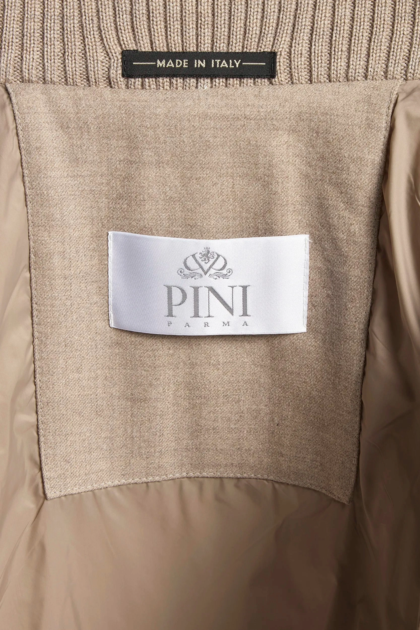 Beige quilted vest - Made in Italy