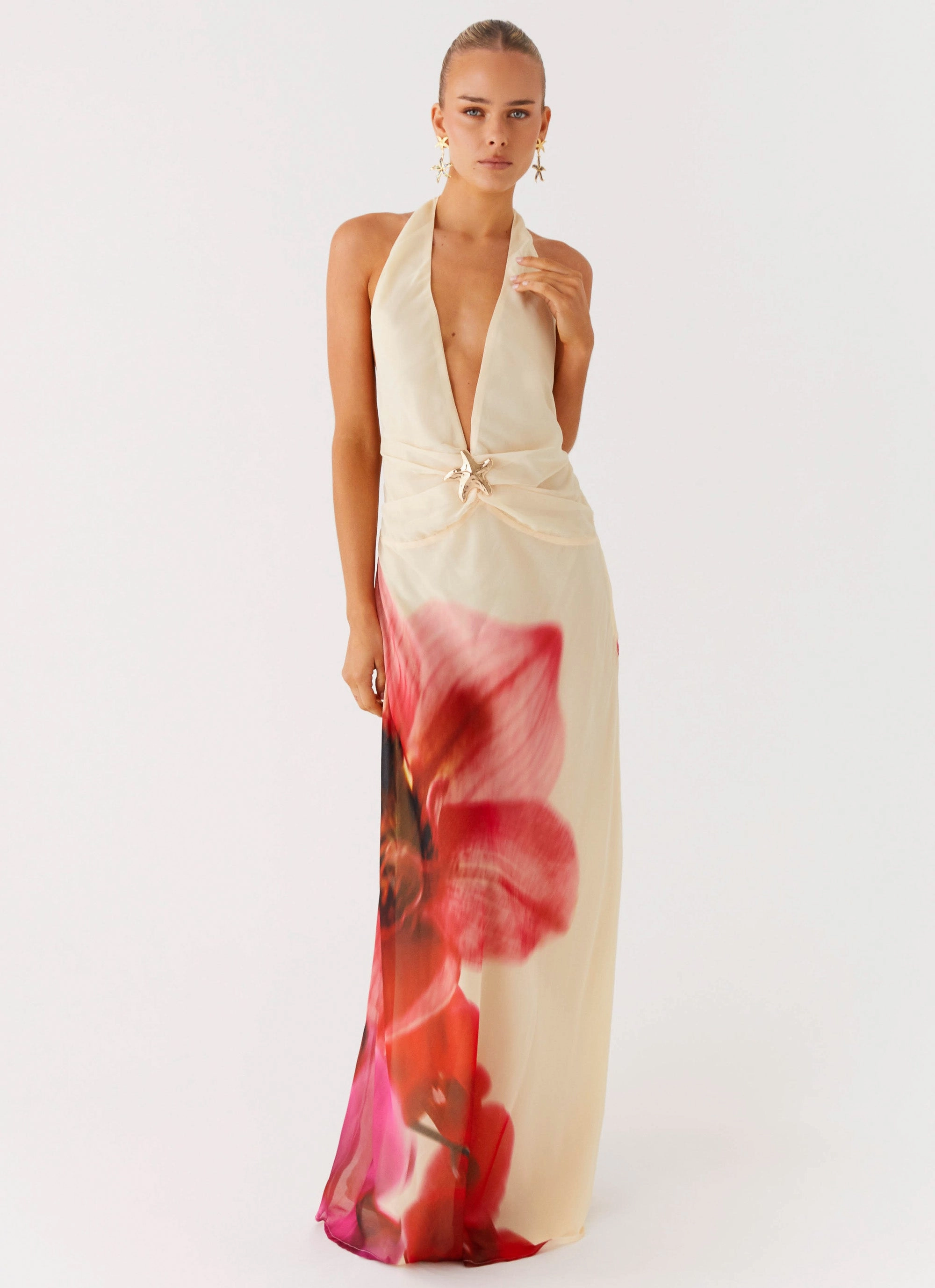 Belivia Maxi Dress - Yellow Bloom Cozy Vibes