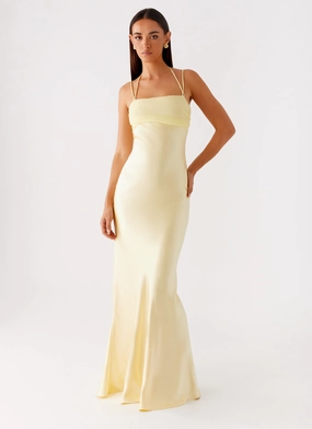 Soft Harmony Petal Zone Belize Maxi Dress - Yellow