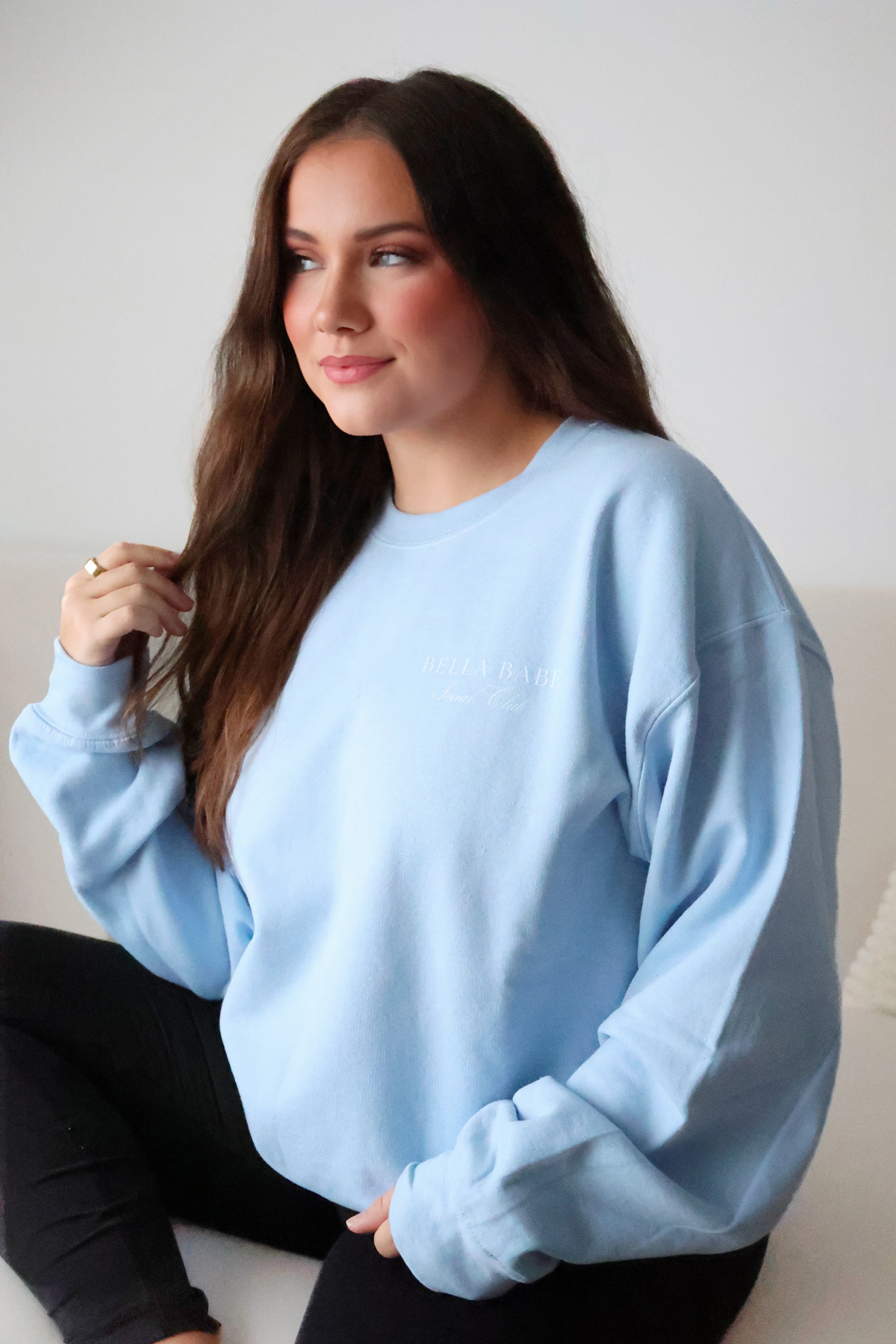 ClassicCrewNeck Bella Babe Social Club Sweatshirt(FINAL SALE)