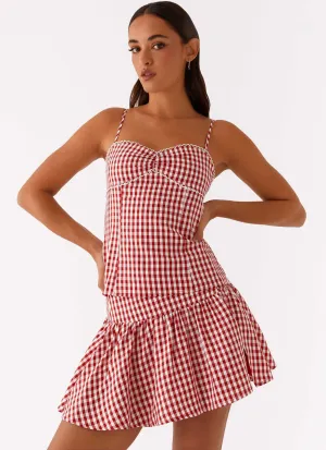 Bellamy Mini Skirt - Red Gingham Modern Twist Bellamy Mini Skirt - Red Gingham Budget Friendly