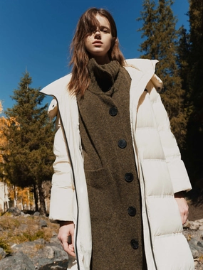 Belt Down Puffer Coat