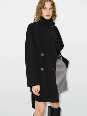 Belted Double Sided Wool Coat Belted Double Sided Wool Coat
