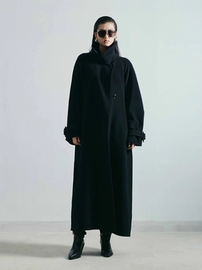 Belted Long Wool Coat Belted Long Wool Coat