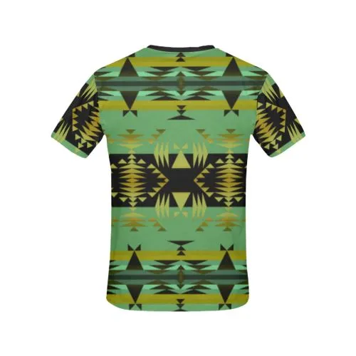 Between the Mountains Sage T-shirt for Women/Large Size (USA Size) (