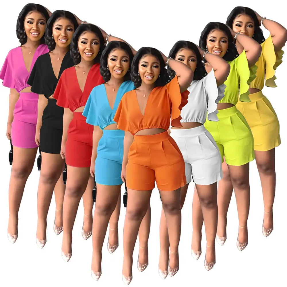 Biker Shorts Nightclub Set