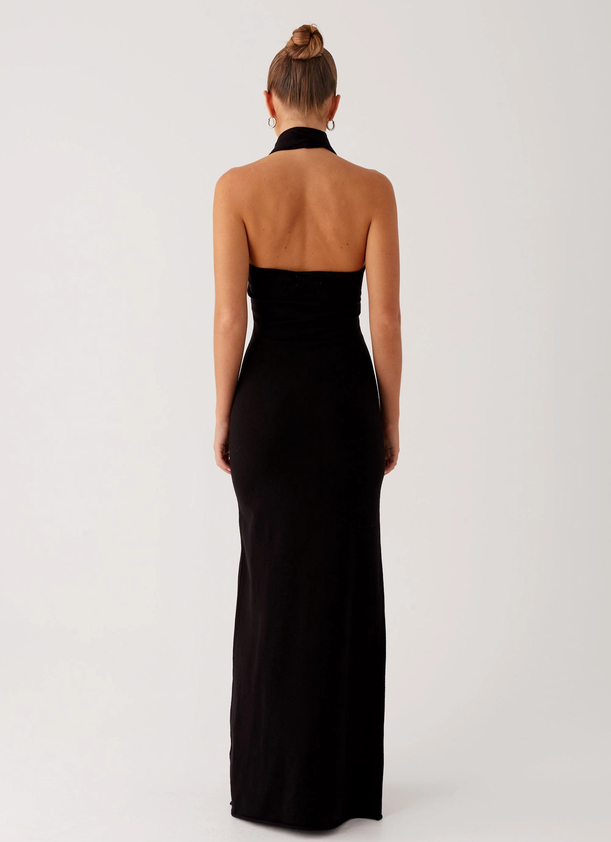 Eddie Knit Maxi Dress - Black All Occasion Romance Glow