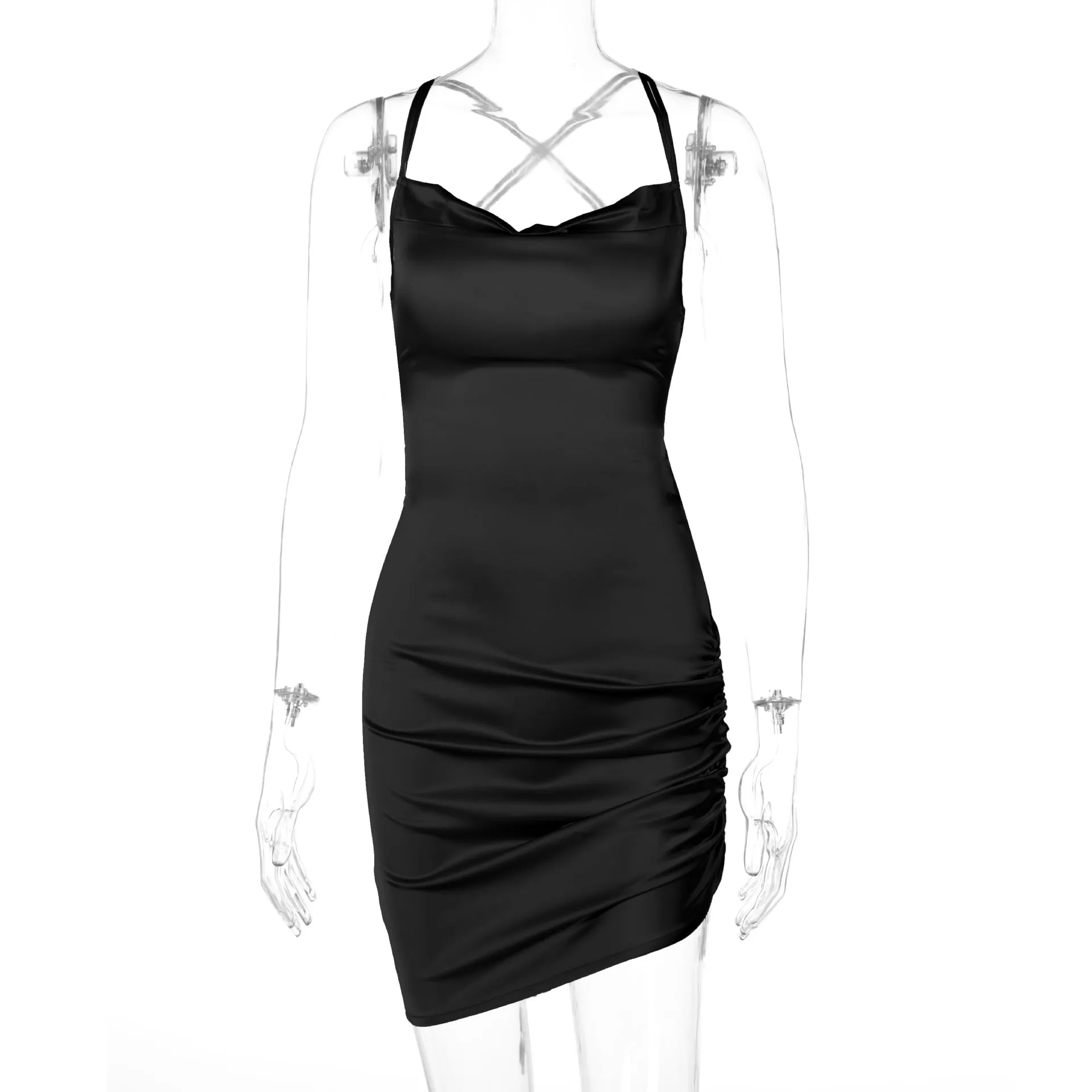 Blackless Strapless Party Dress