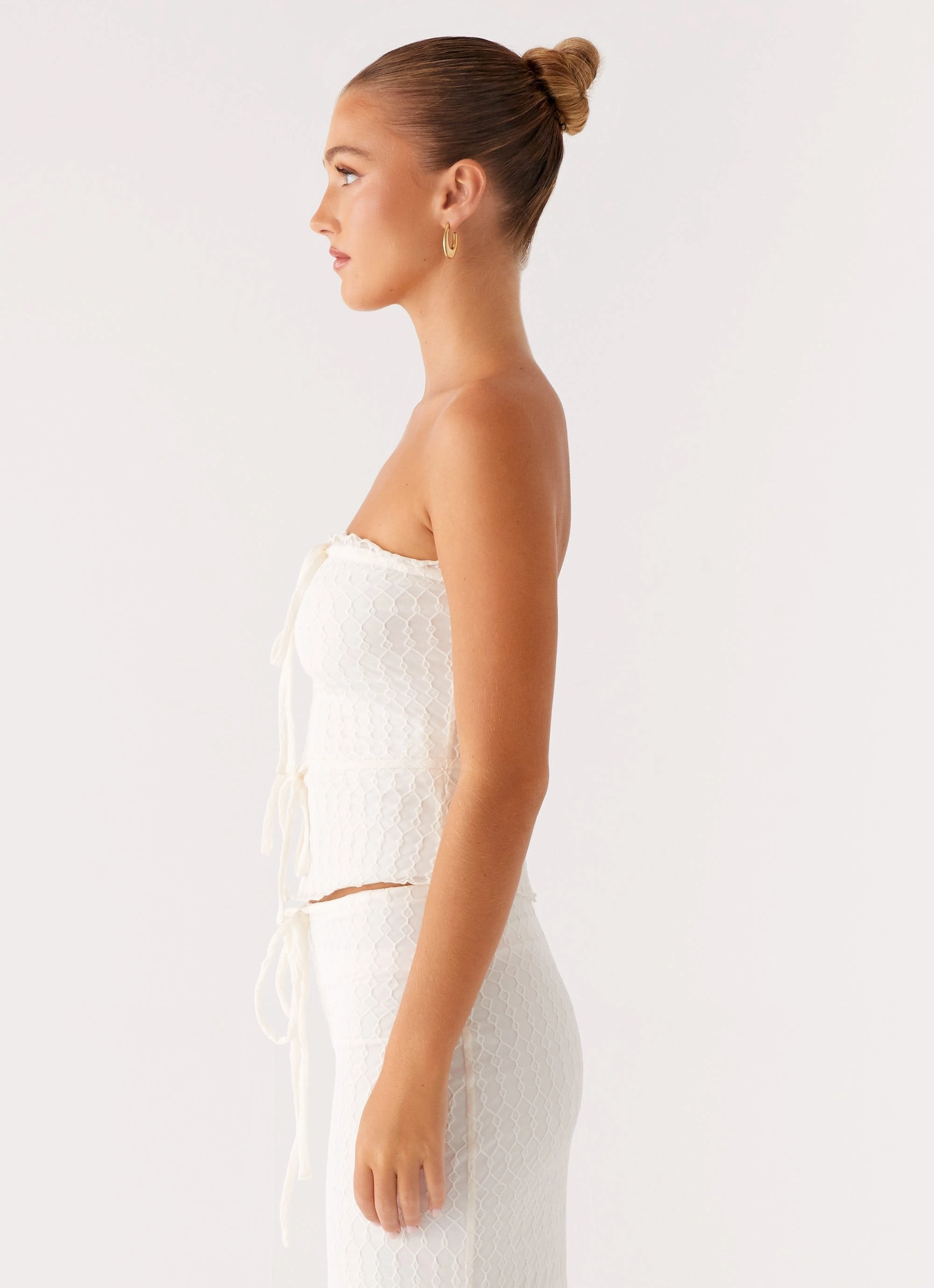 Blakely Tube Top - Ivory Effortless Layer