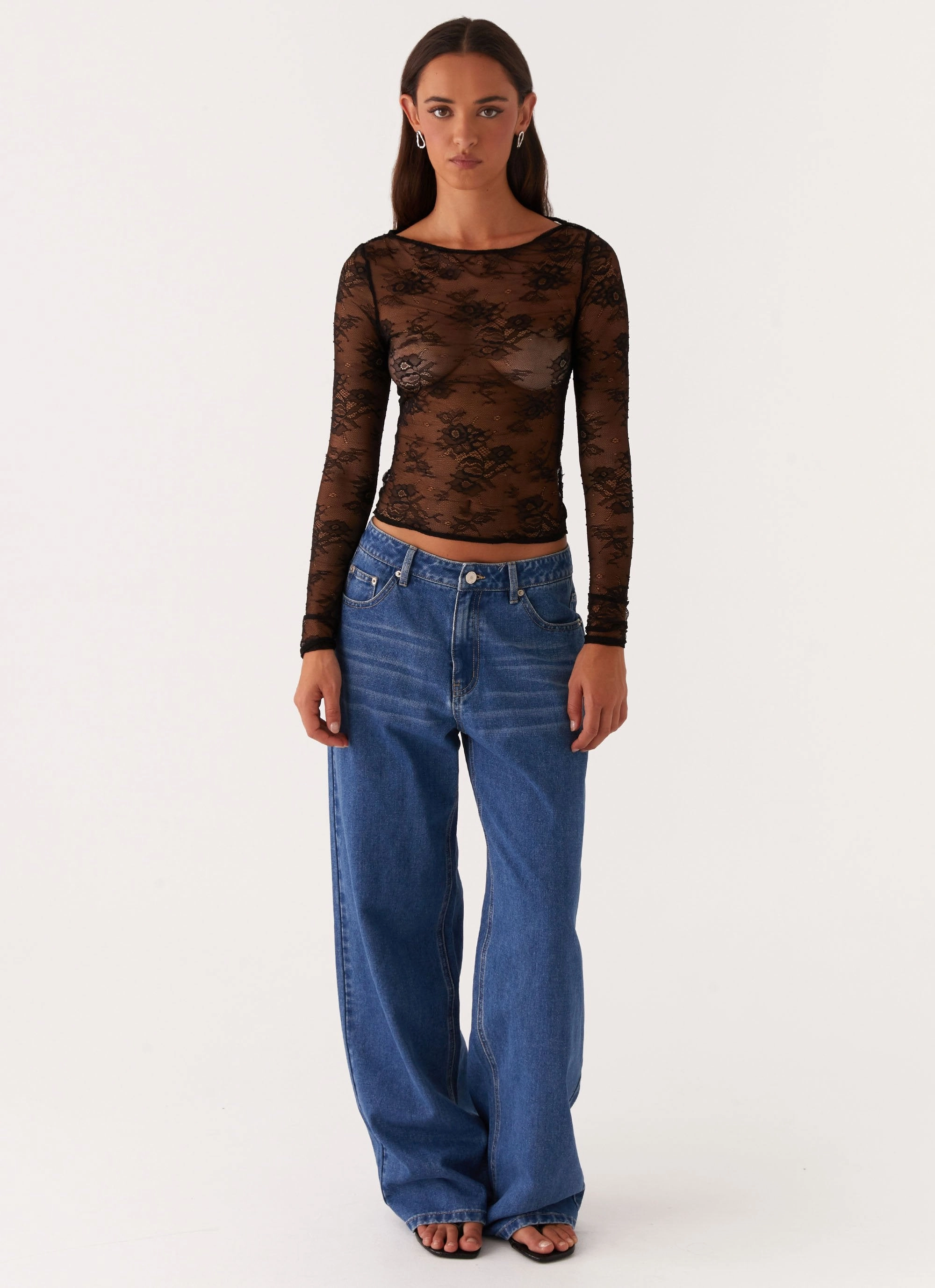 Blanca Lace Top - Black DurableBlend