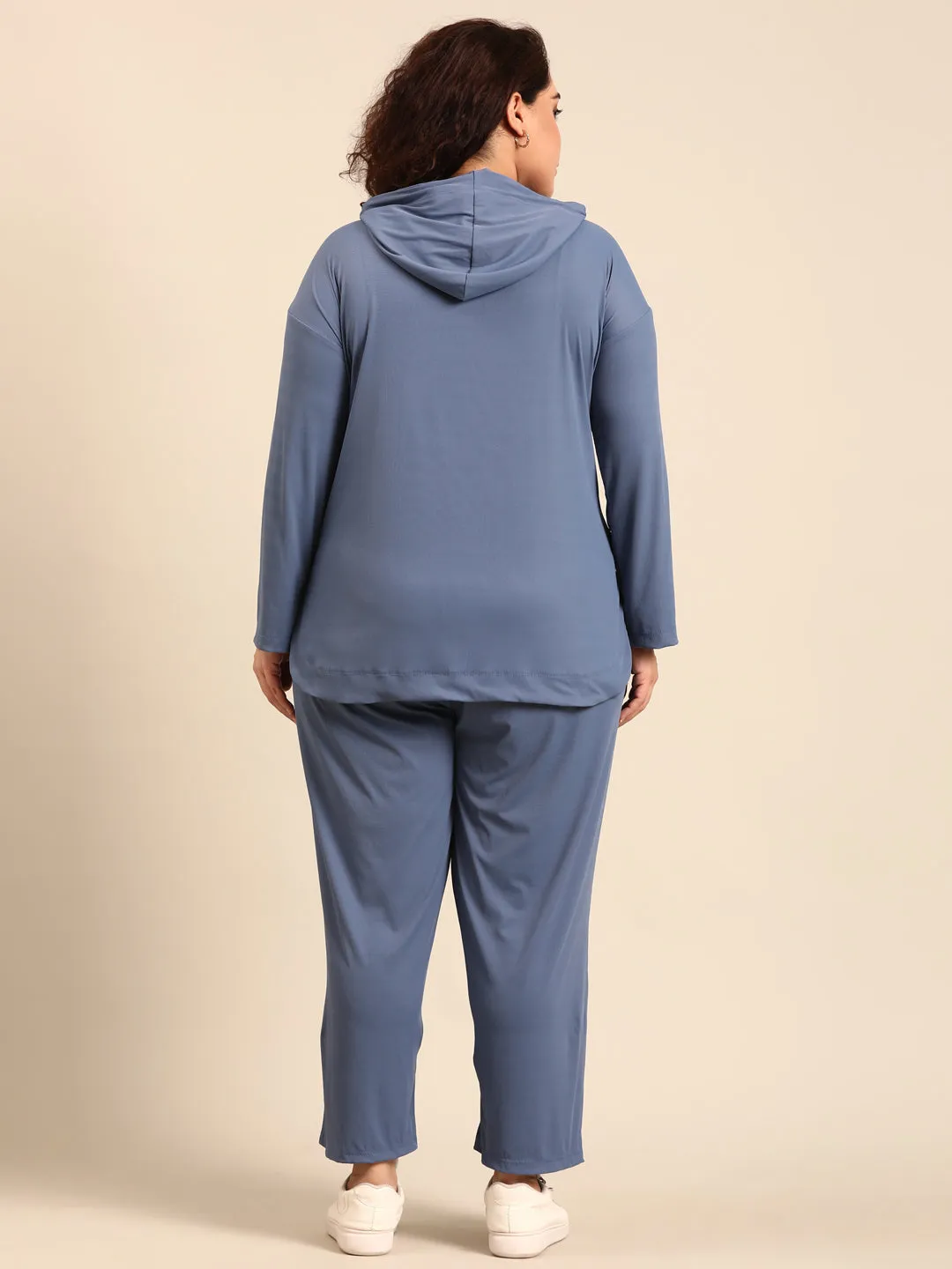 Blue Rib Hoodie