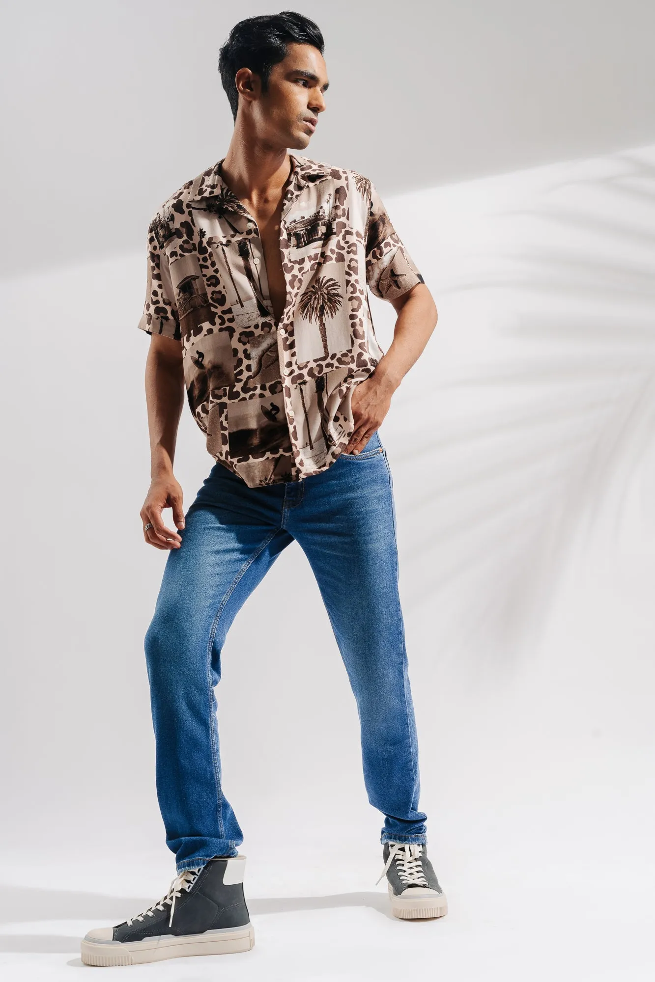 Blue Slim Men's Jeans (Plus Size)