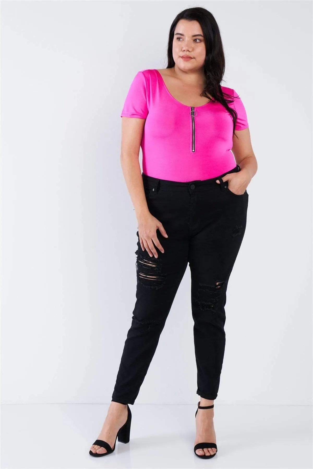 Blue Zone Planet |  Plus Size Bodysuit