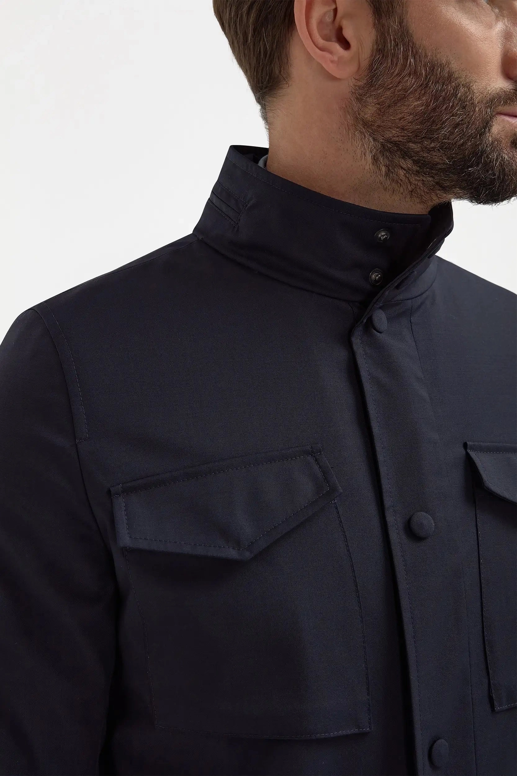 Blue field jacket - Made in Italy