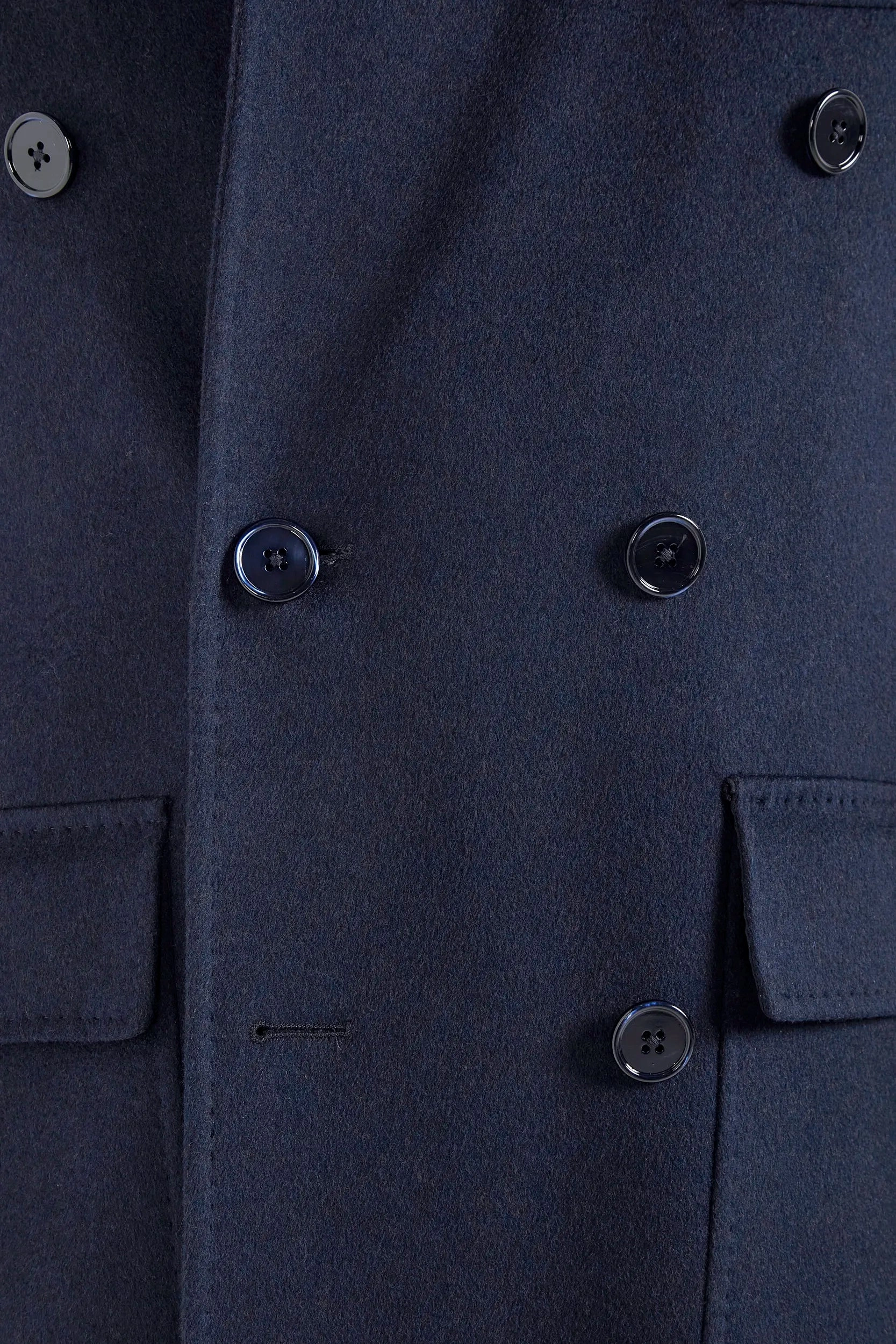 Blue polo coat - Made in Italy