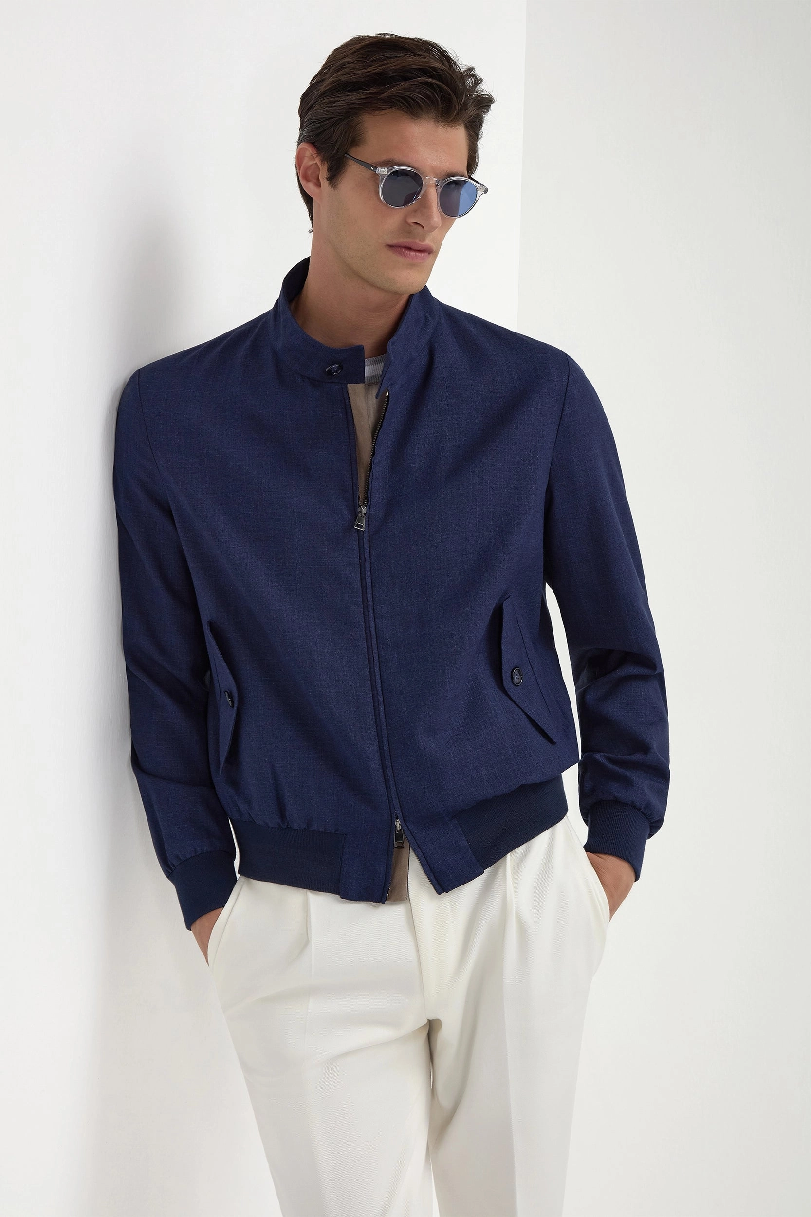 Blue short jacket ?C Made in Italy