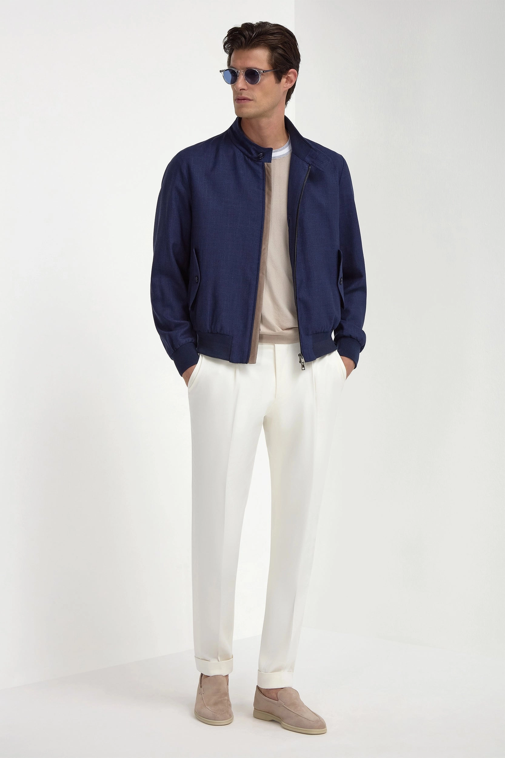 Blue short jacket ?C Made in Italy