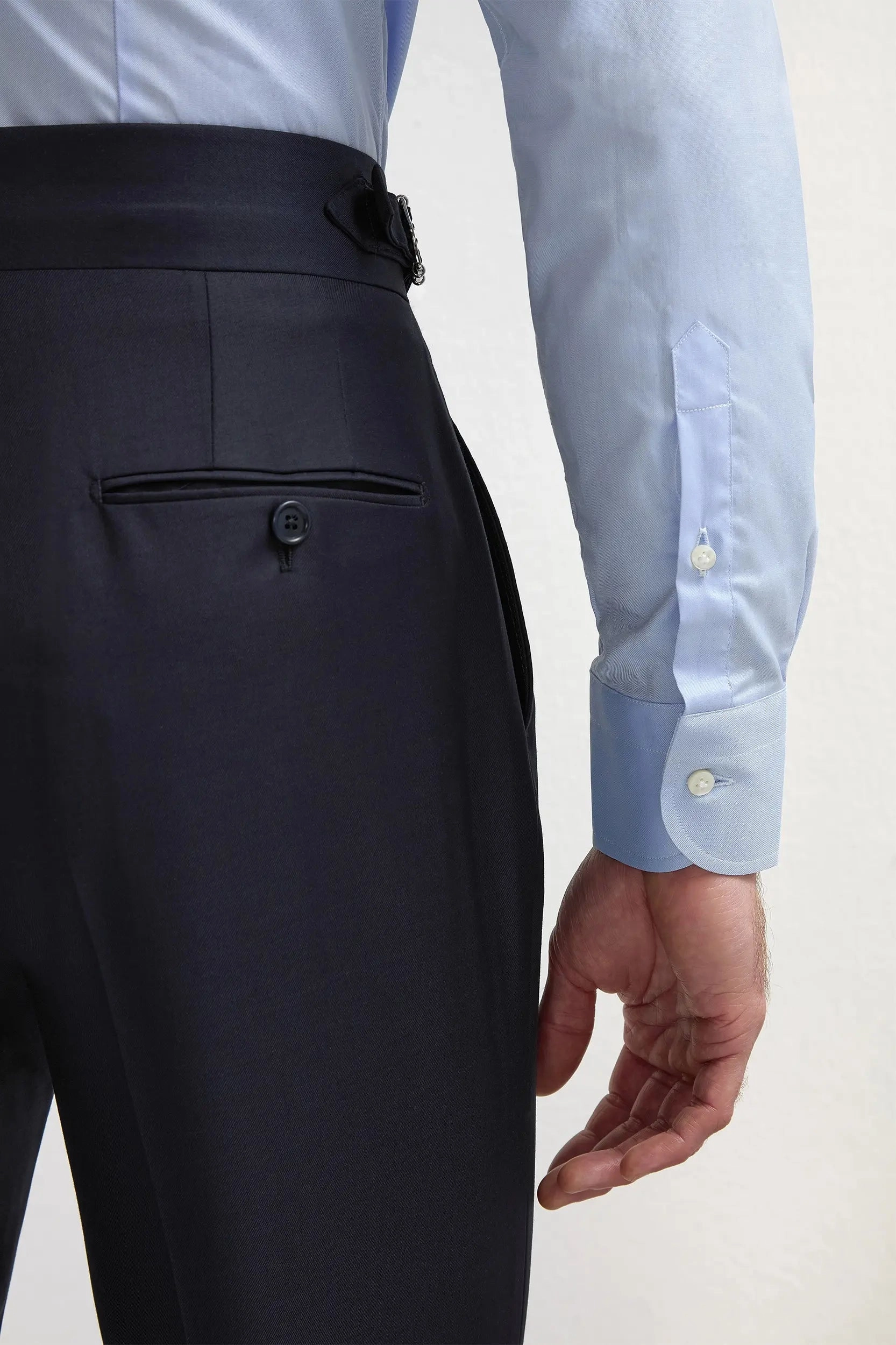 Blue Soragna trousers - Made in Italy
